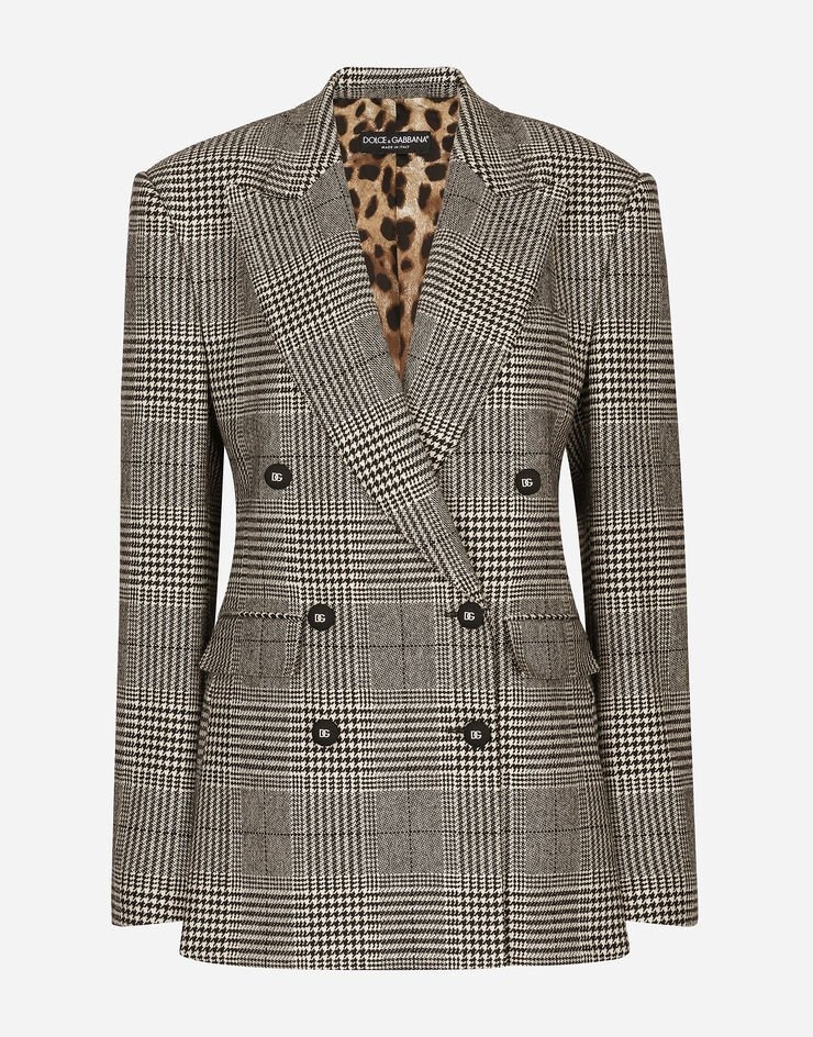 Glen plaid jacket with vents - 3