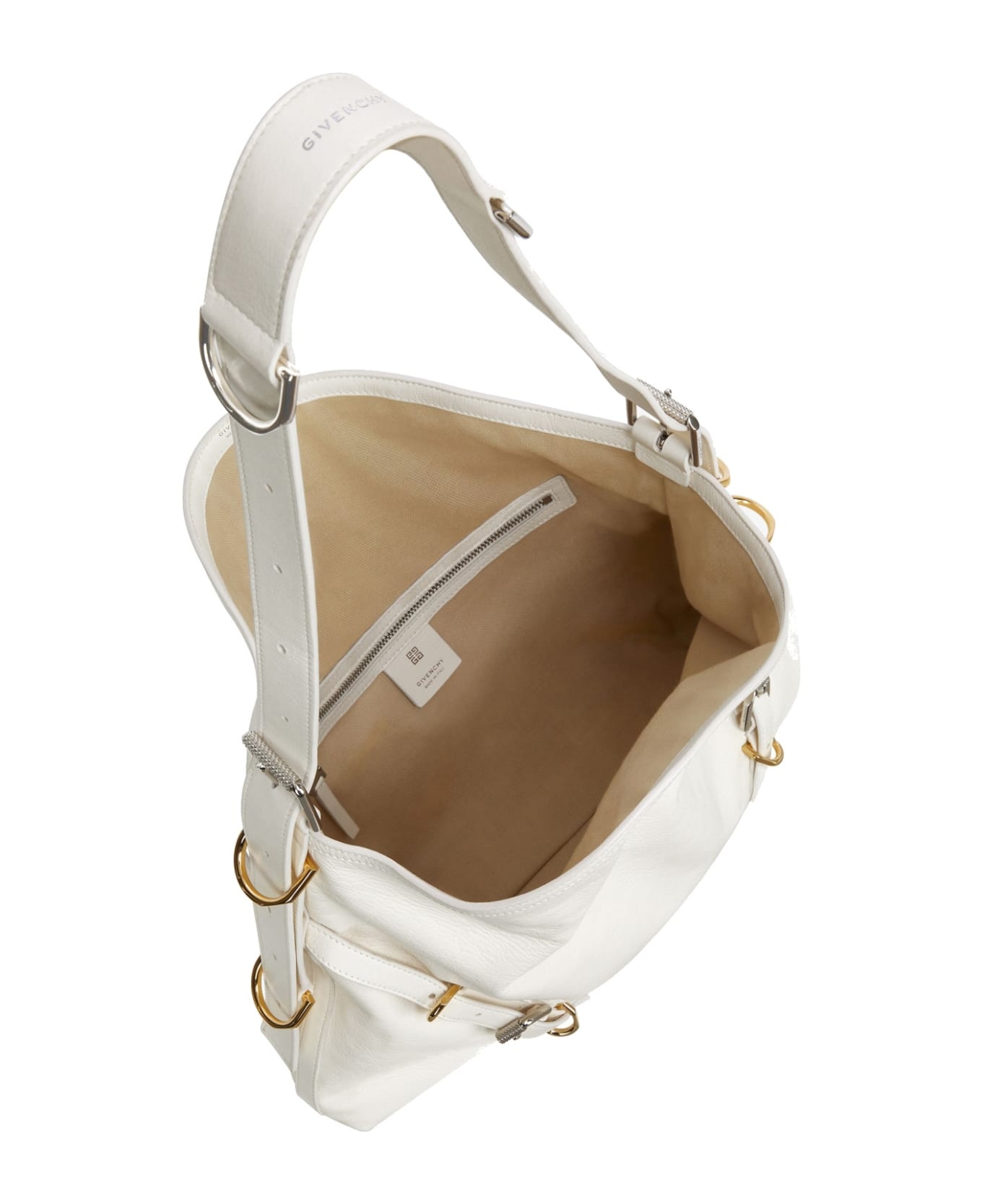 Ivory Medium Voyou Bag - 4