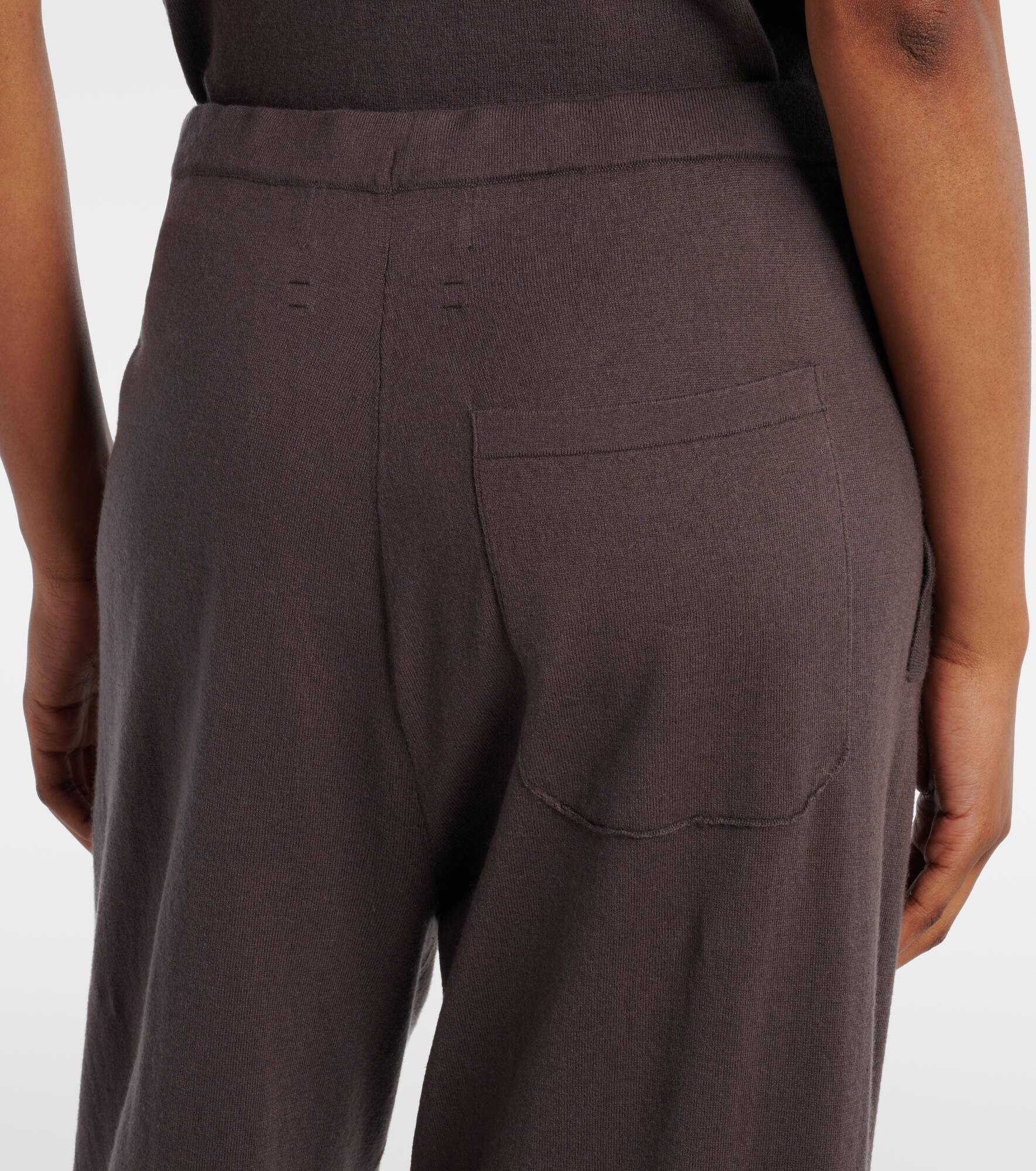N°353 Relax cotton and cashmere wide-leg pants - 6