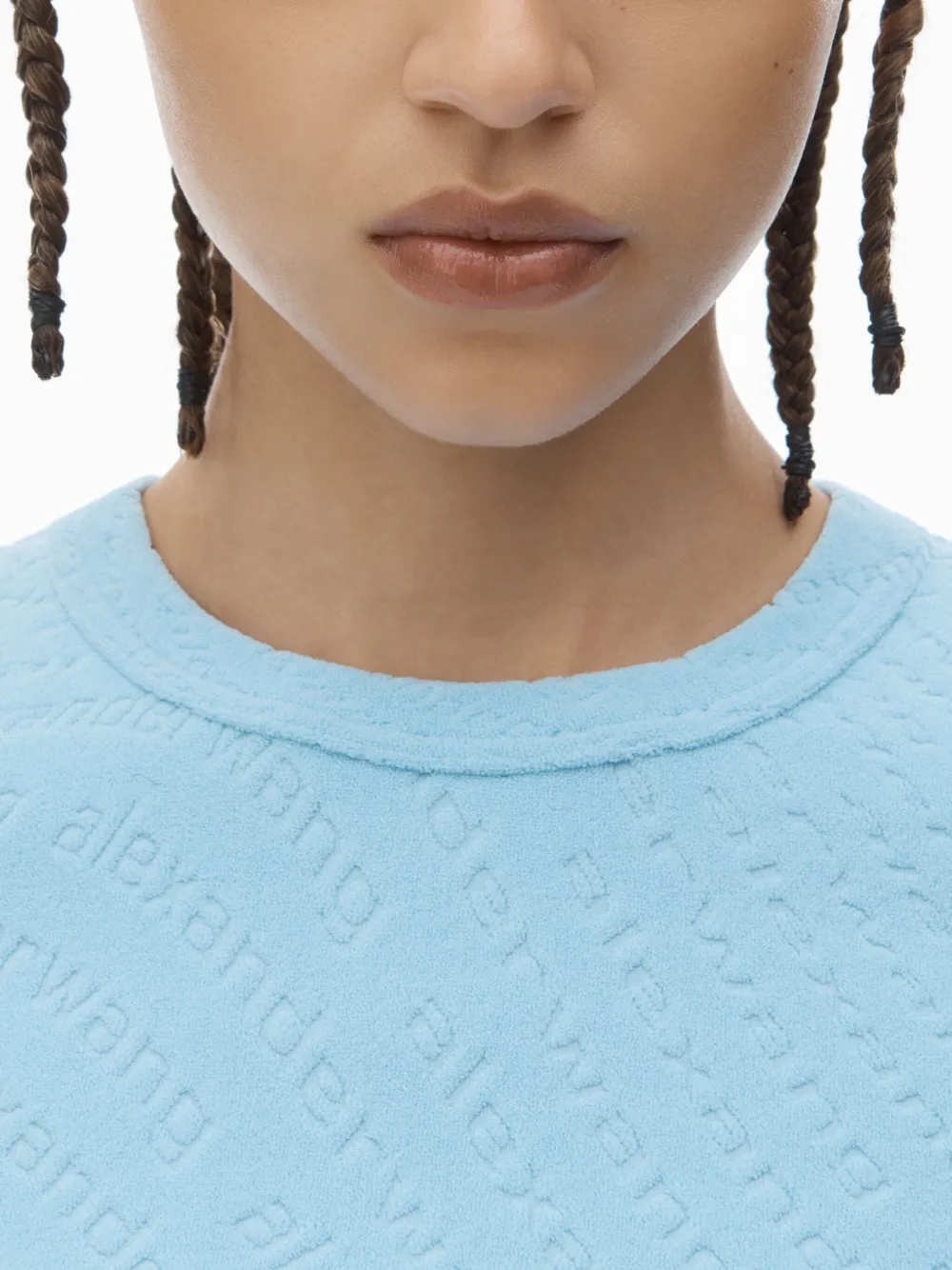 T BY ALEXANDER WANG - Women Crew Neck Short Sleeve Baby Tee - 4