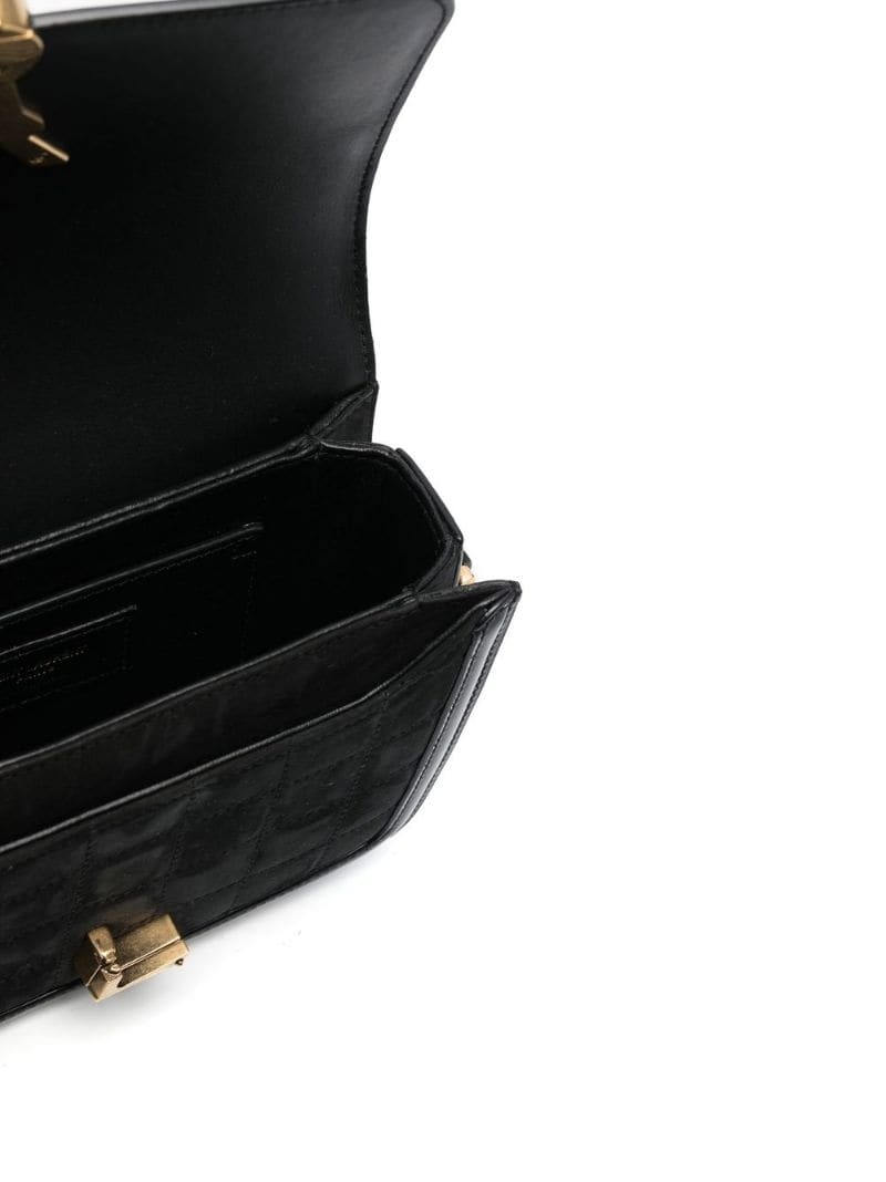 YSL logo-plaque shoulder bag - 5