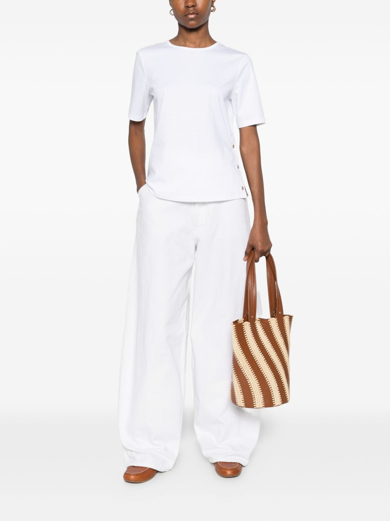 Herno white cotton t-shirt outlook