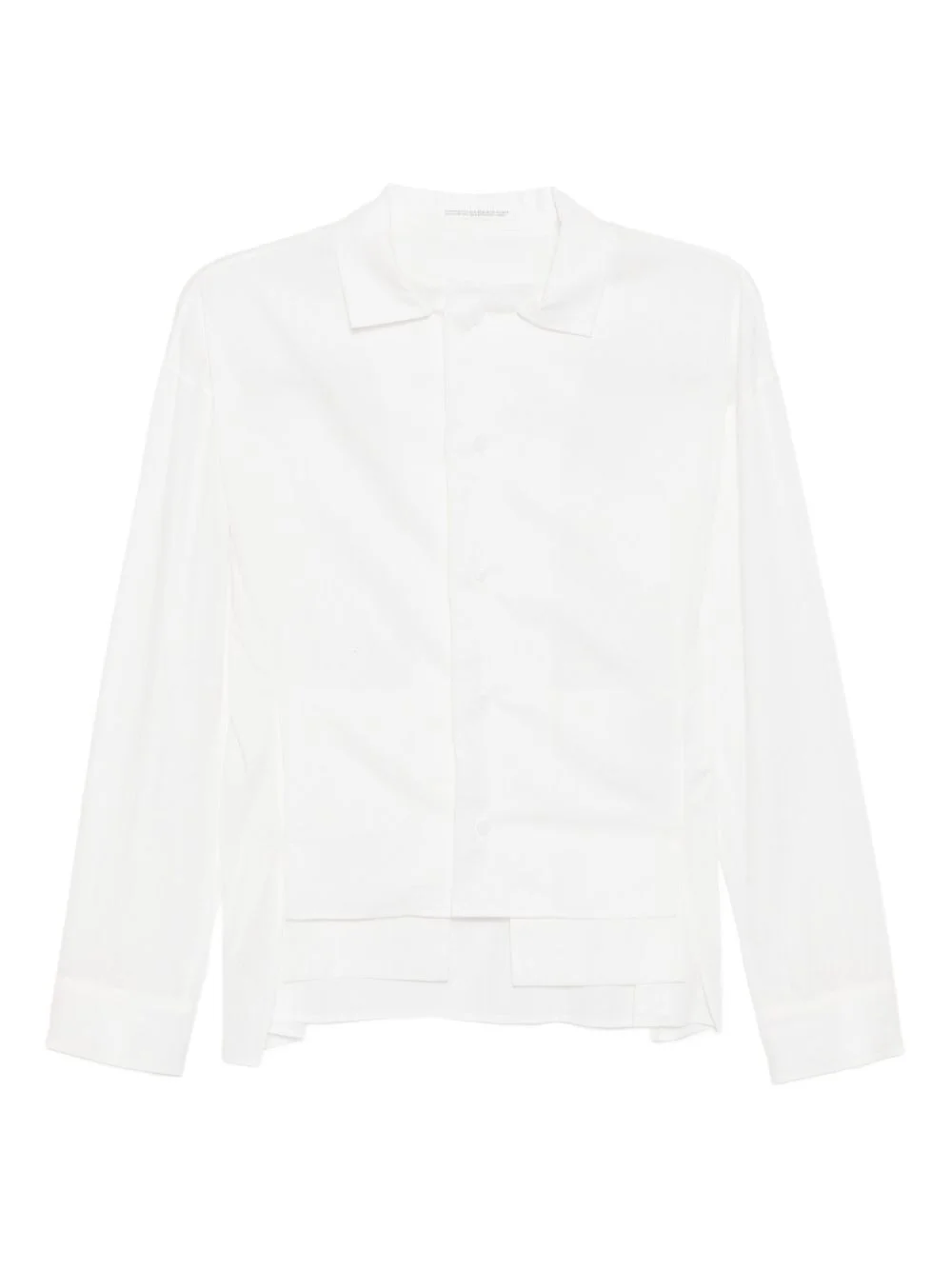 panelled cotton shirt - 1