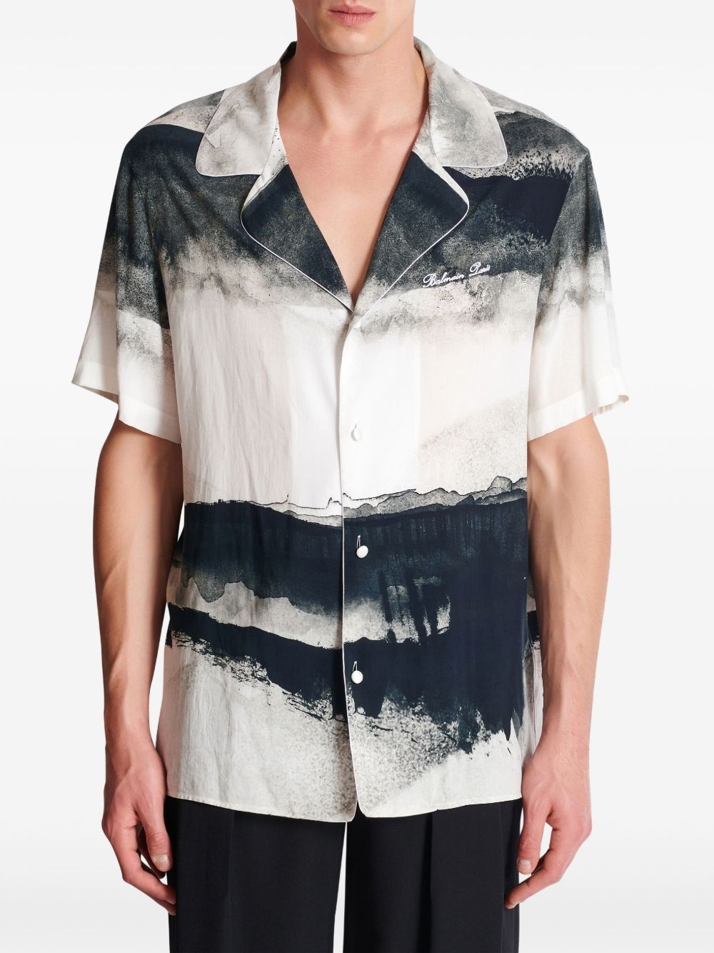 Moon-print shirt - 6