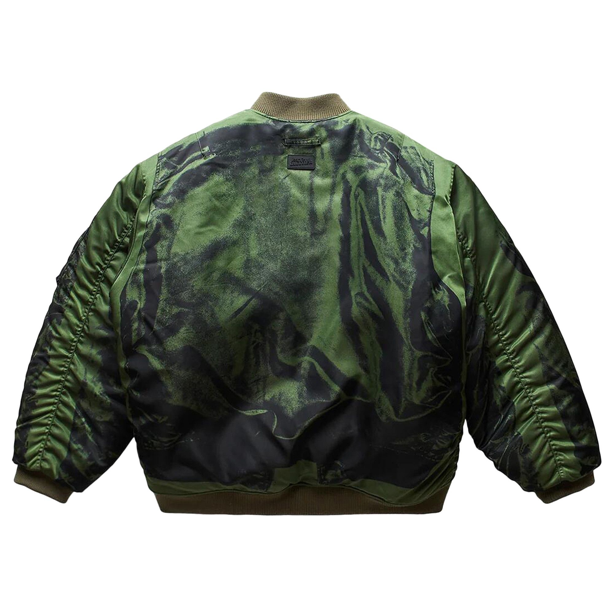 Jean Paul Gaultier Trompe L'Oeil Bomber Jacket 'Green' - 2