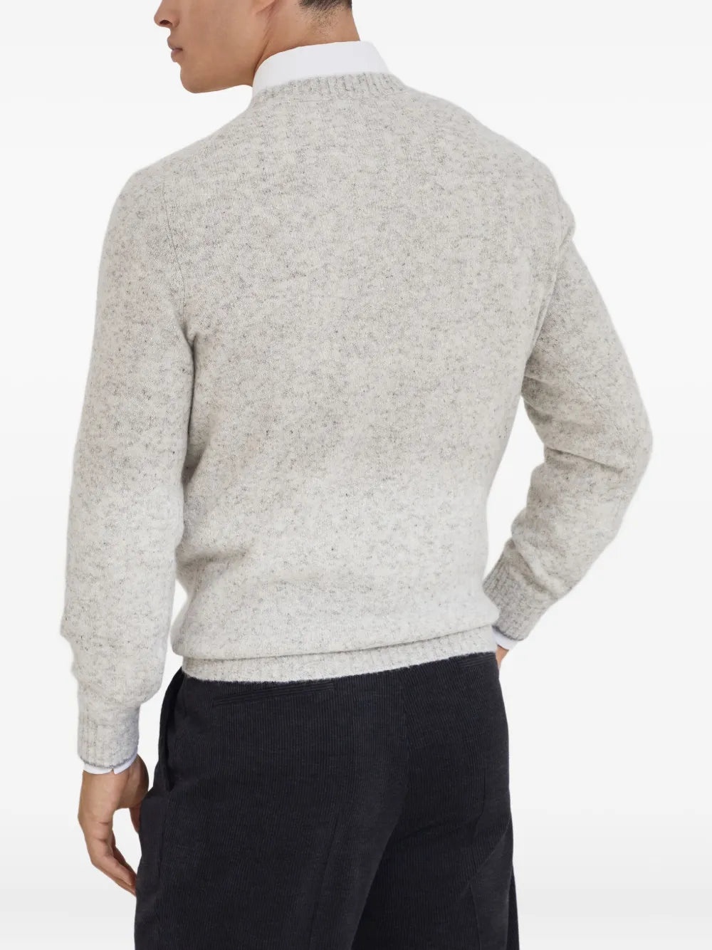 Melange Effect Sweater - 4