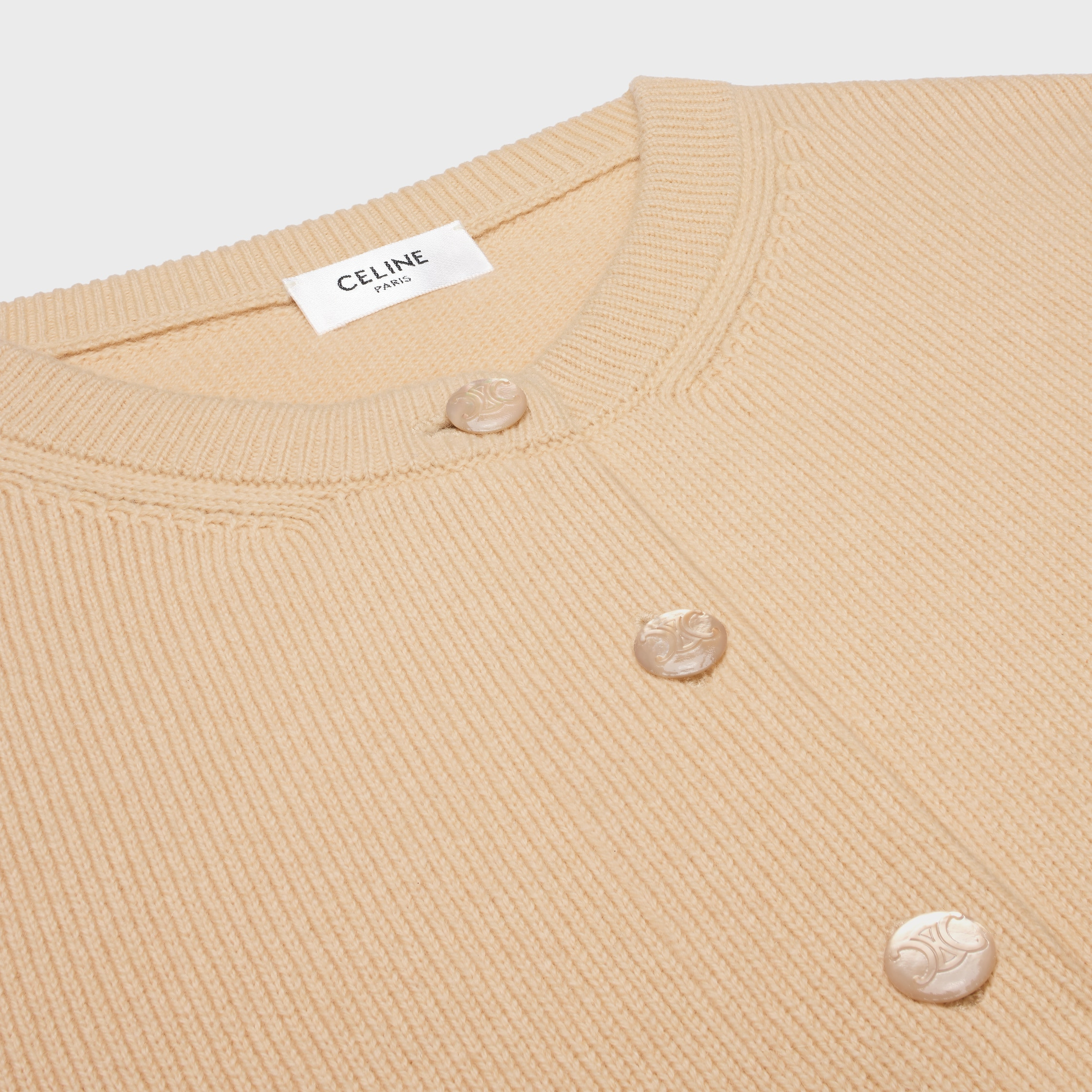triomphe cardigan in scottish cashmere - 3