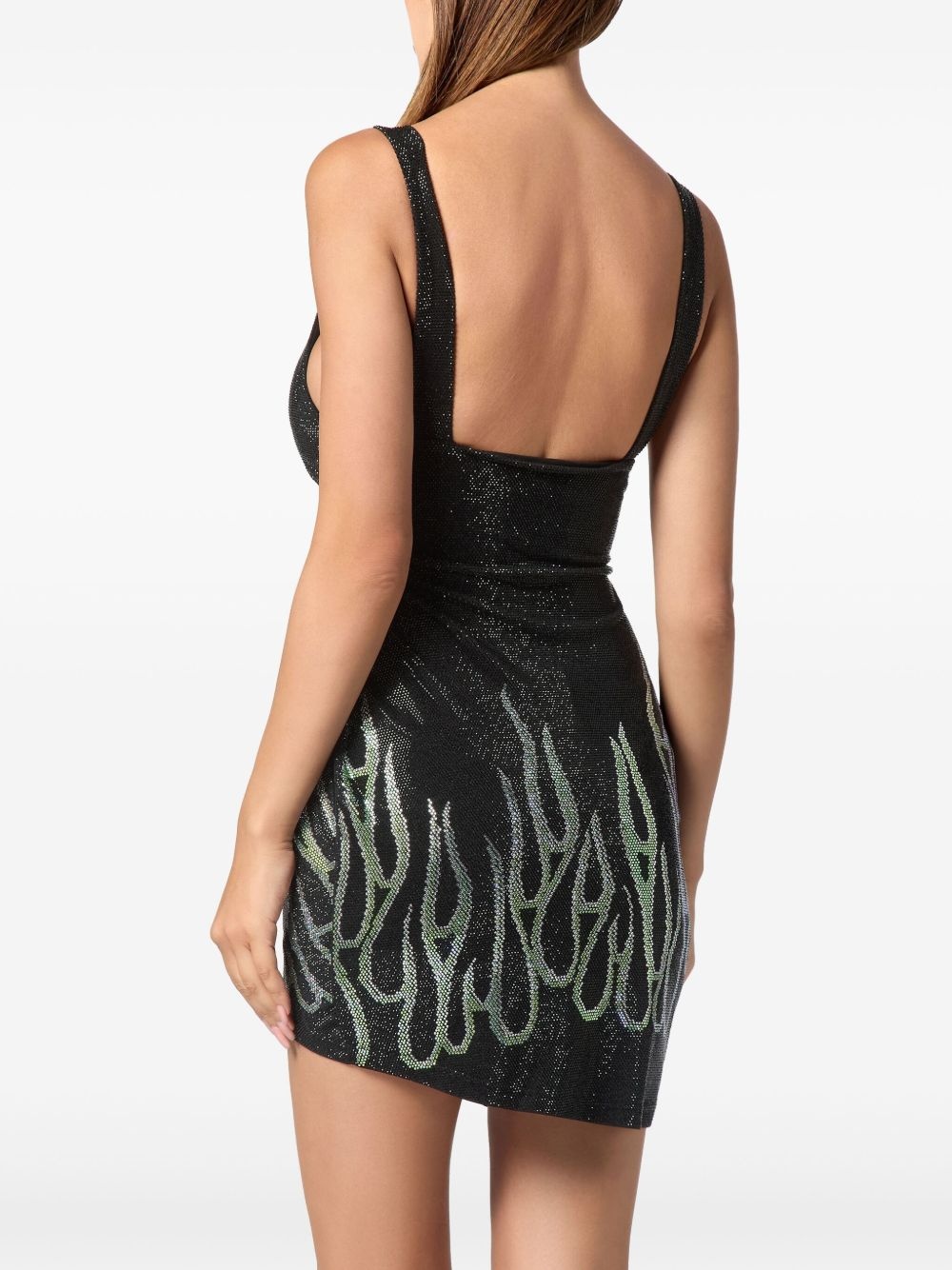 Flame mini dress - 4