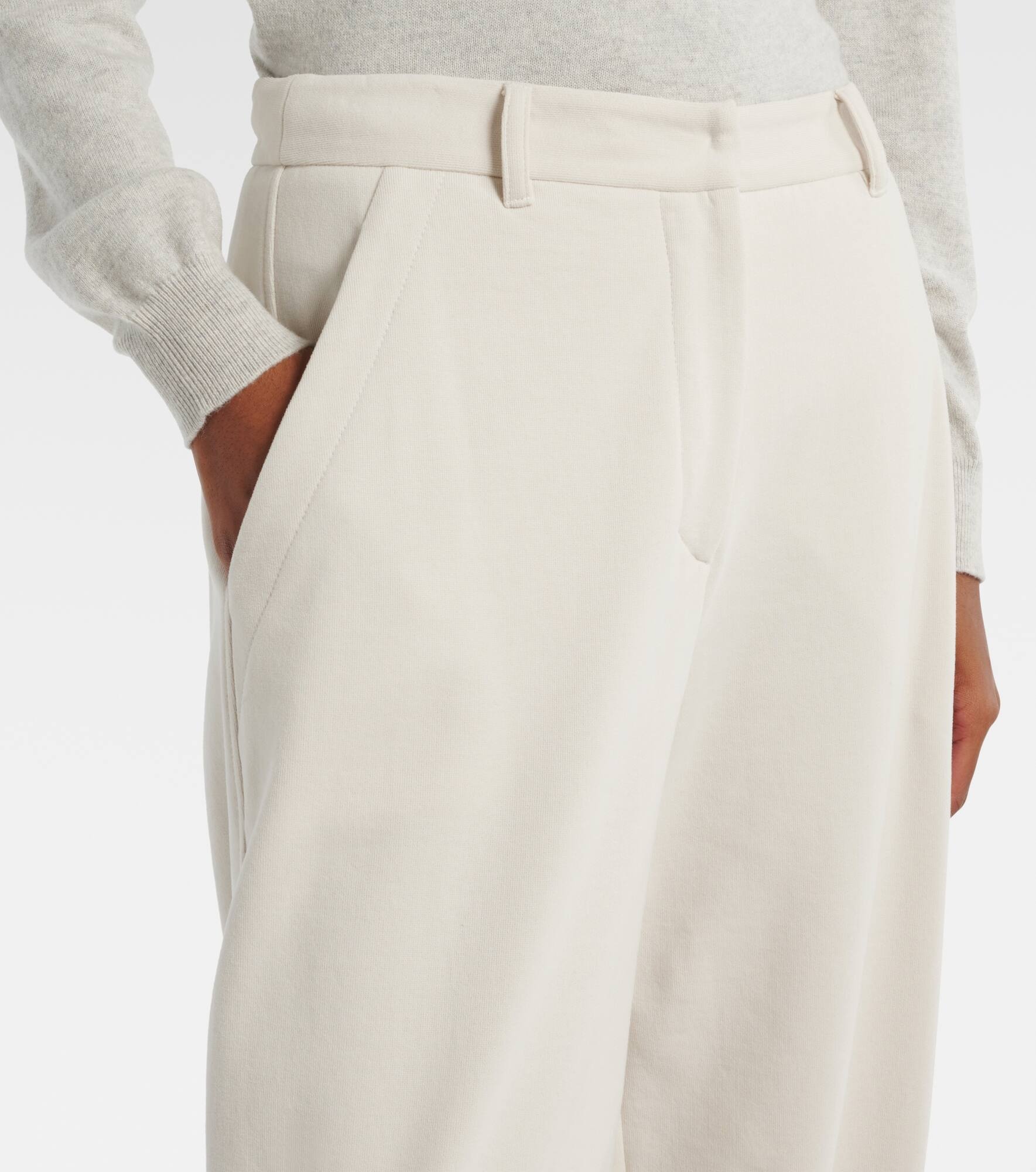Cotton jersey sweatpants - 4