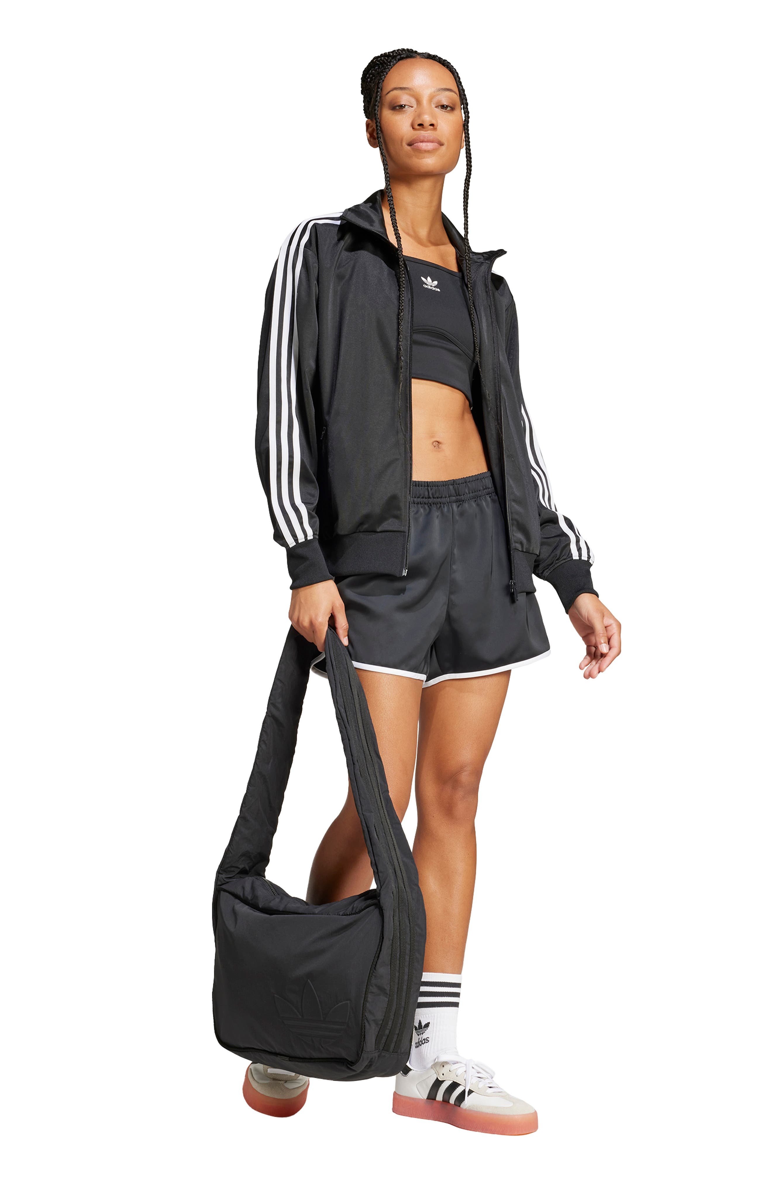 adidas Firebird Recycled Polyester Track Jacket in Black at Nordstrom - 5