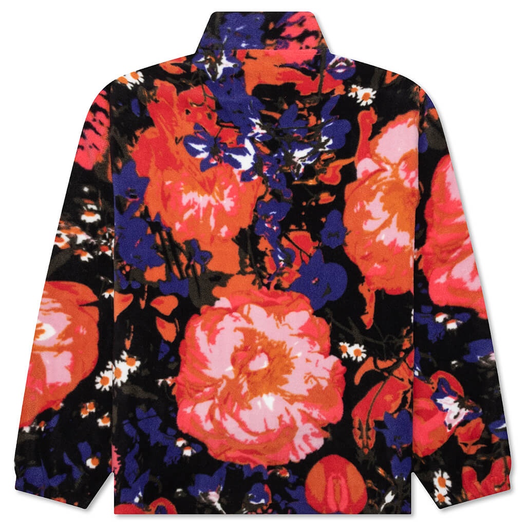 FLEECE FLORAL JACKET - MULTI - 2