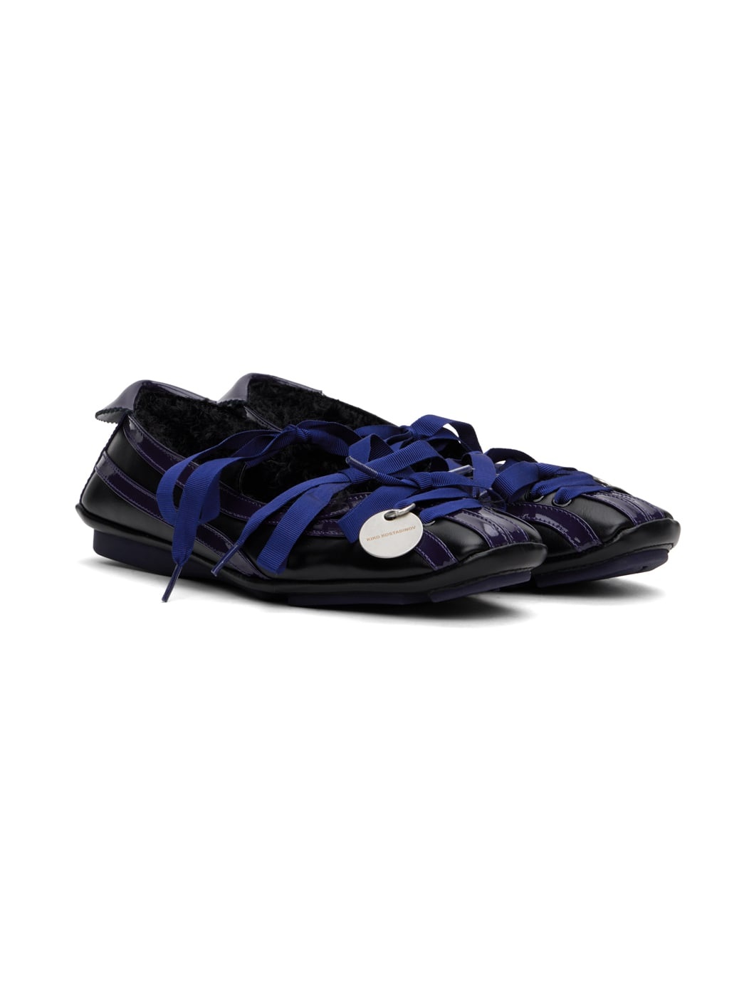 Black Lella Hybrid Ballerina Flats - 4