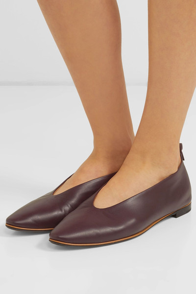 Bottega Veneta Leather ballet flats outlook