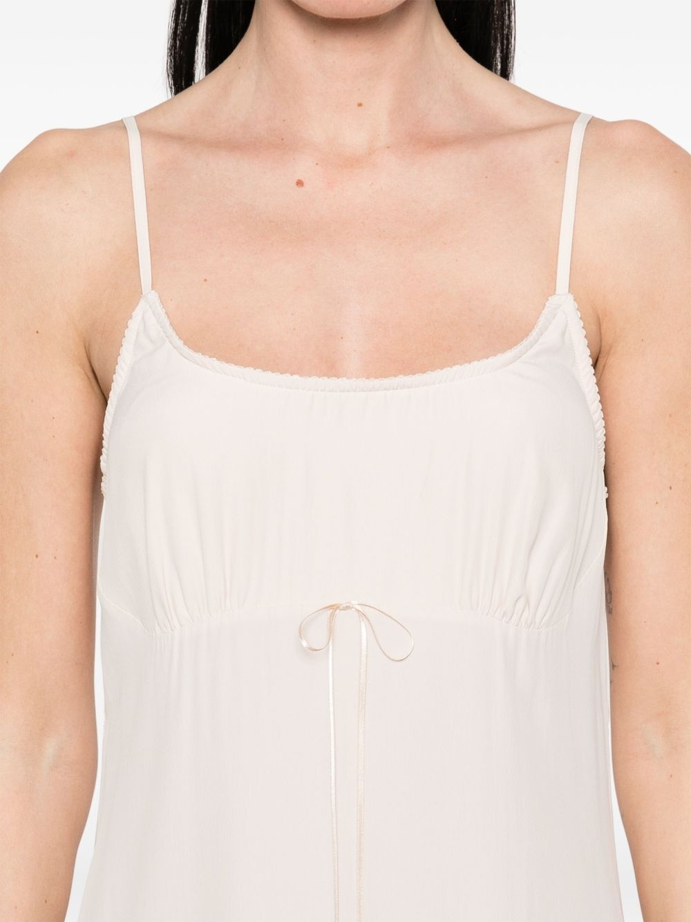 bow slip midi dress - 5