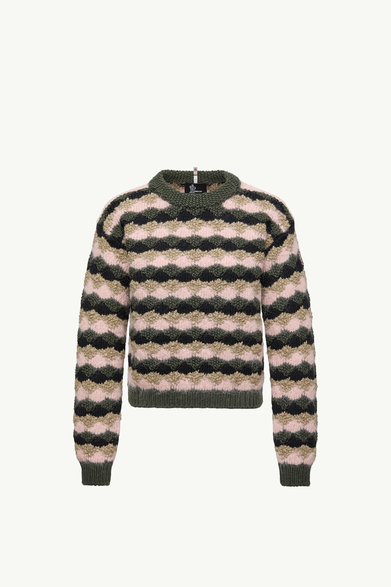 Wool & Alpaca Blend Striped Sweater 1