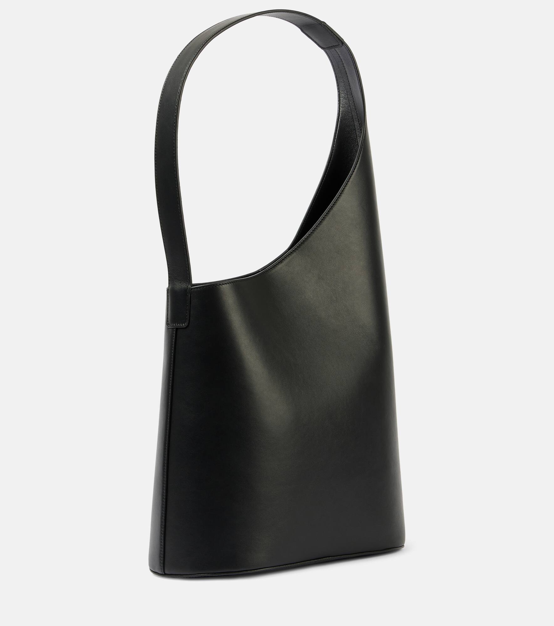 Lune Large leather tote bag - 4