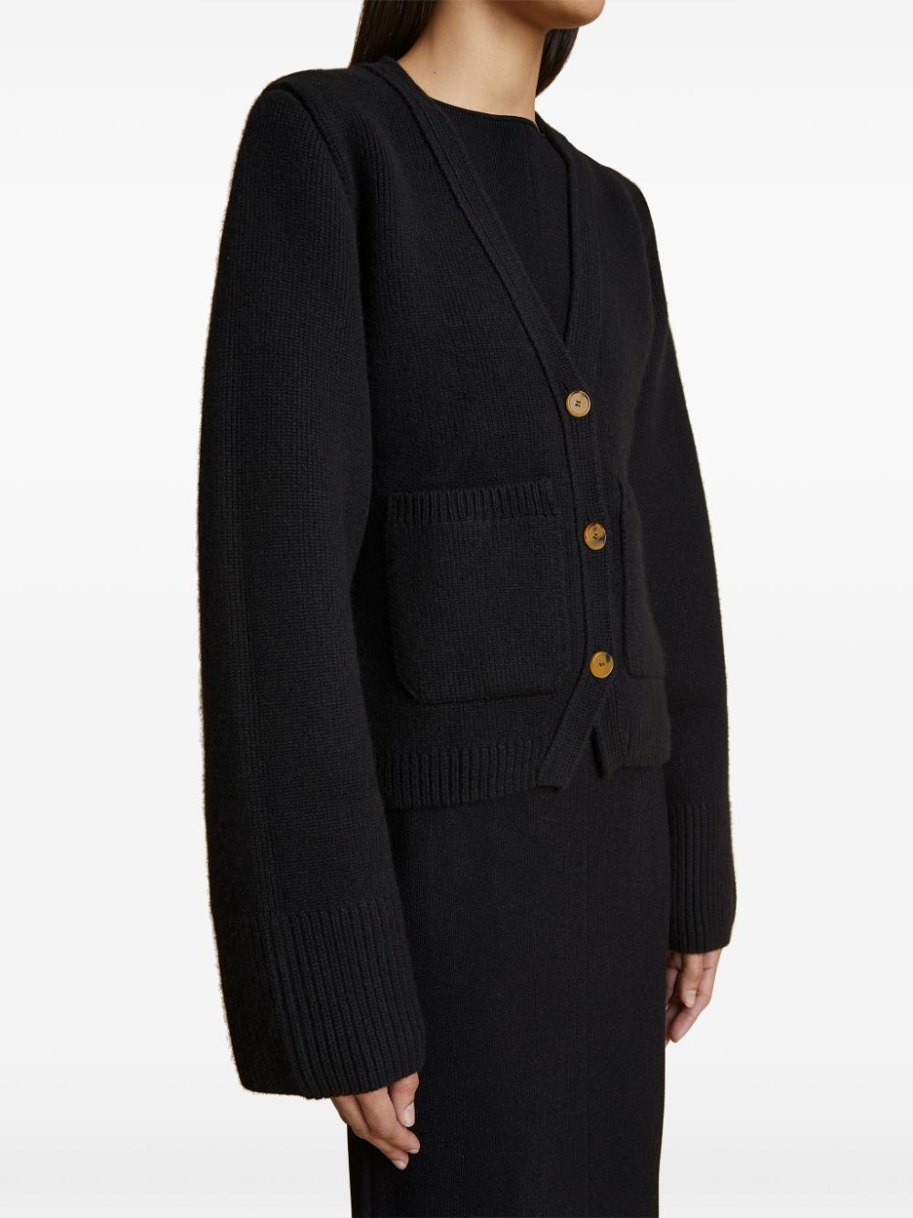 The Scarlet cashmere-blend cardigan - 5