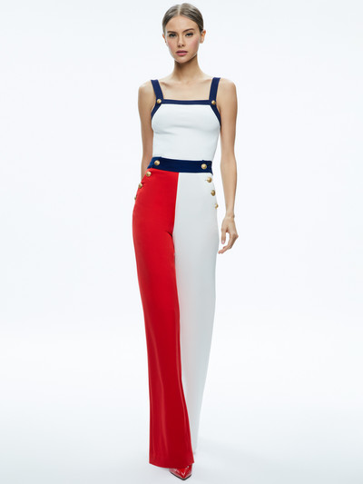 Alice + Olivia NARIN HIGH RISE BUTTON FRONT PANT outlook