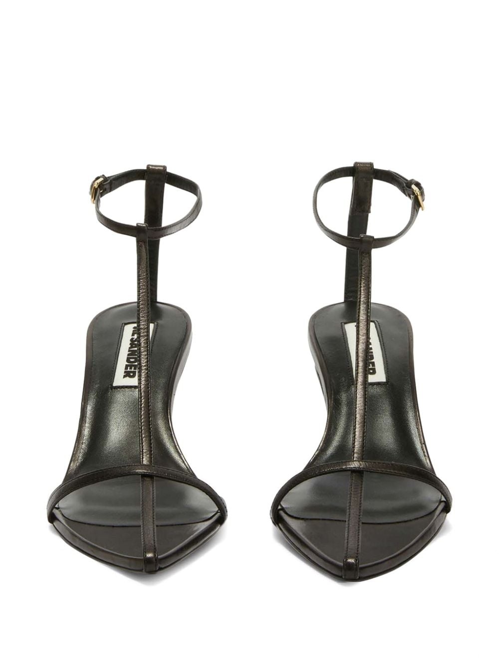 high leather sandals - 4