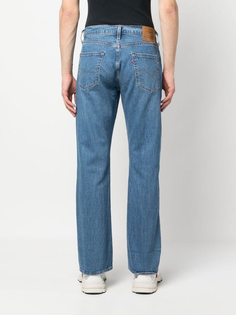 mid-rise straight-leg jeans - 6