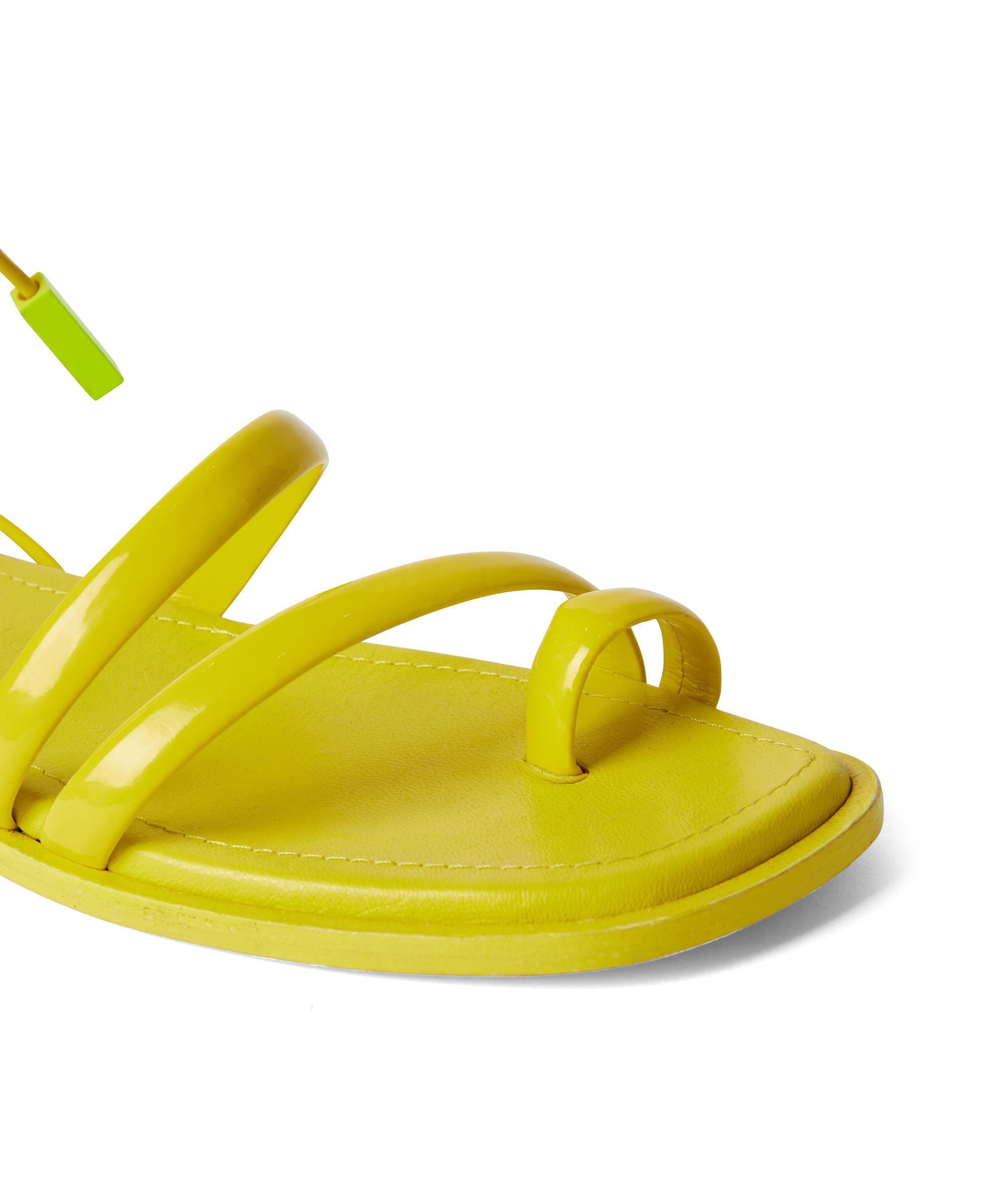 Low sandals with patent leather straps - 4