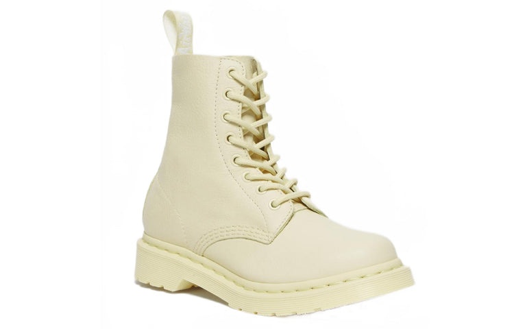 (WMNS) Dr. Martens 1460 Pascal Mono Lace Up Boots 'Cream' 27580282 - 2