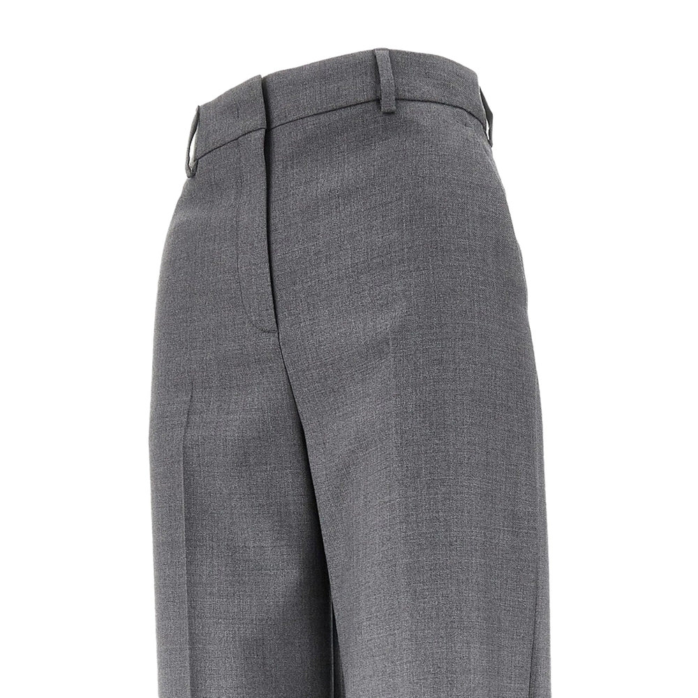 Valentino Grey Trousers - Tailored Trousers Women - 6