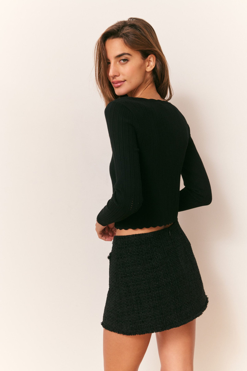 Martti Stretch Pointelle Cardigan 5