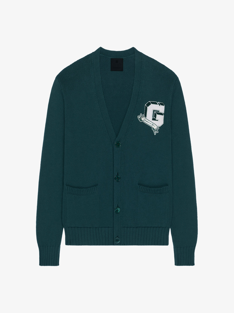 GIVENCHY COLLEGE CARDIGAN IN COTTON - 1