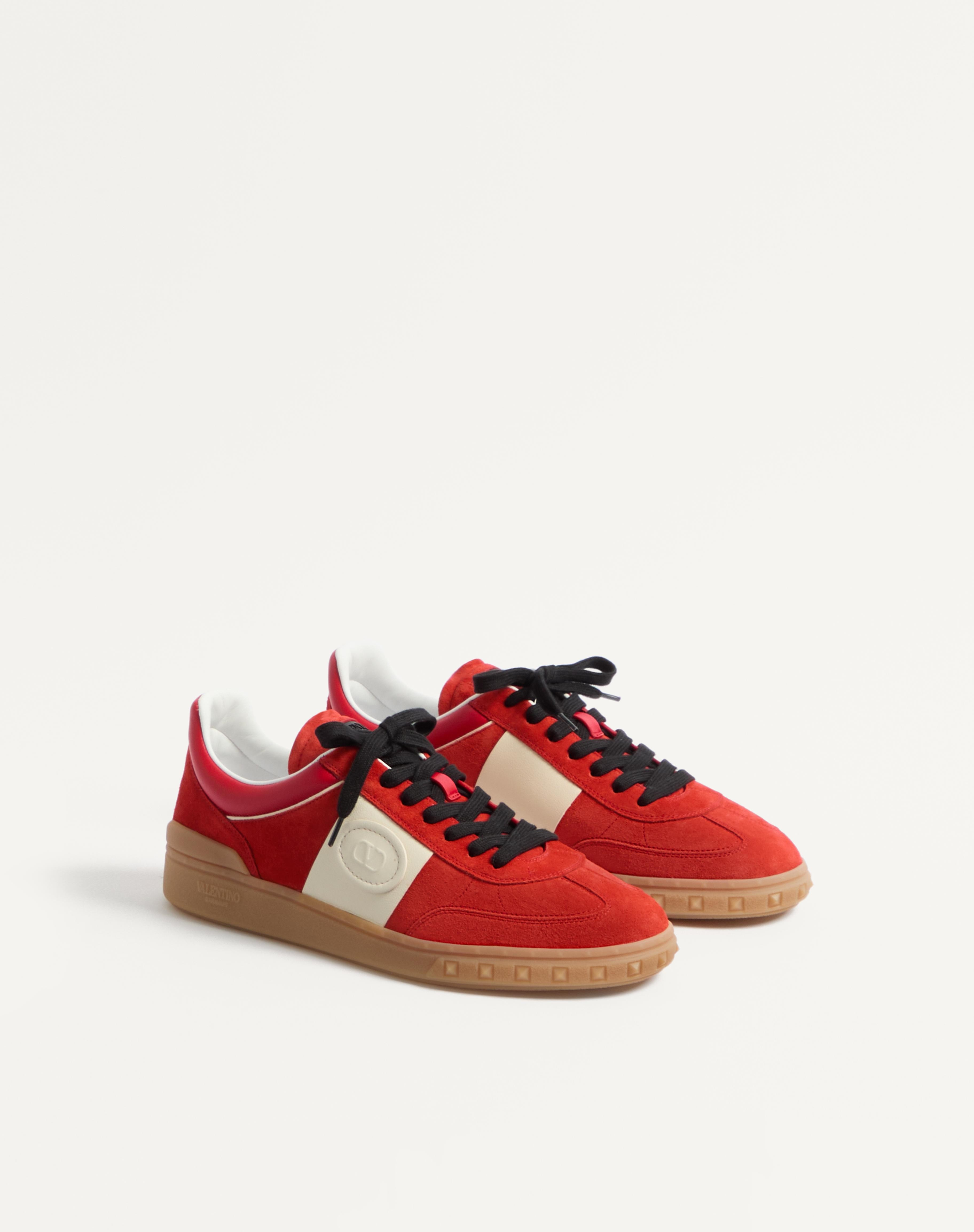 UPVILLAGE LOW TOP SNEAKER IN SPLIT LEATHER AND CALFSKIN NAPPA LEATHER - 4