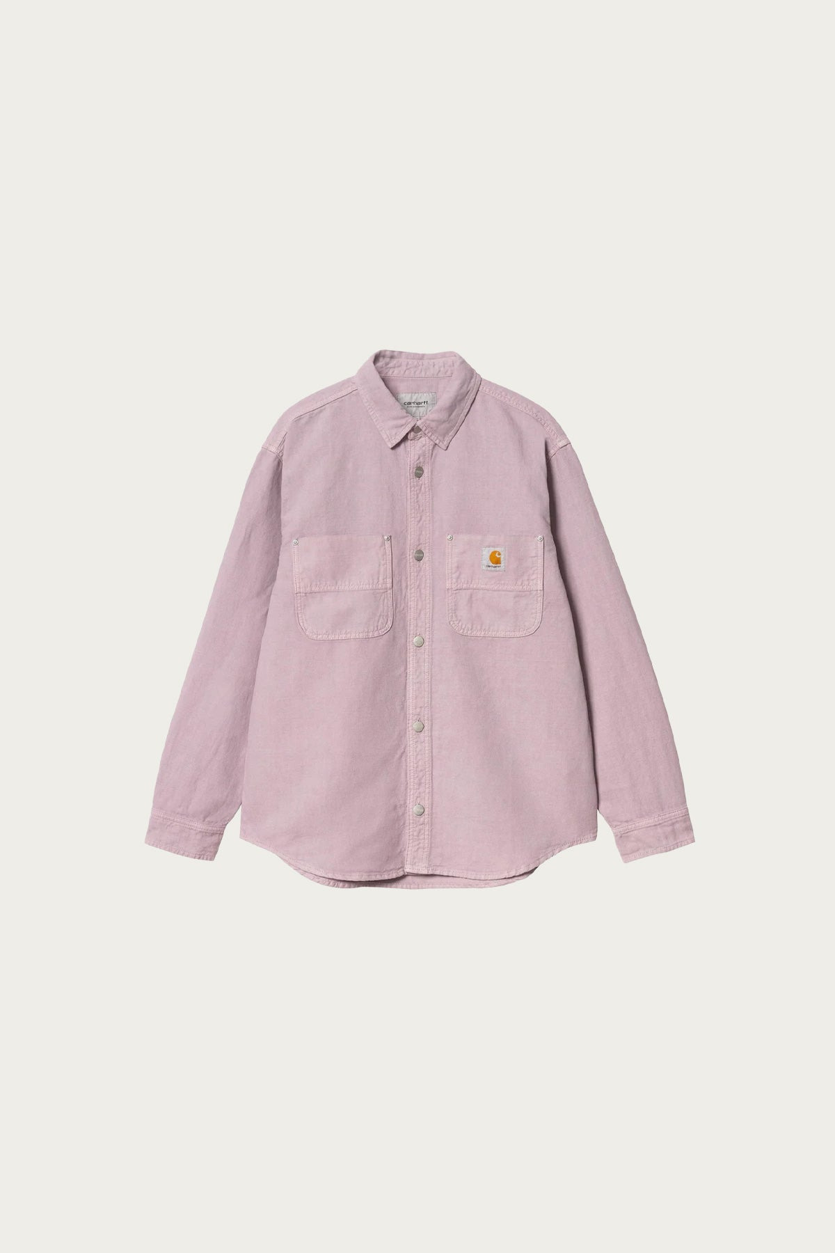 Walter Shirt Jacket - Garment Dyed Pink Fog - 1