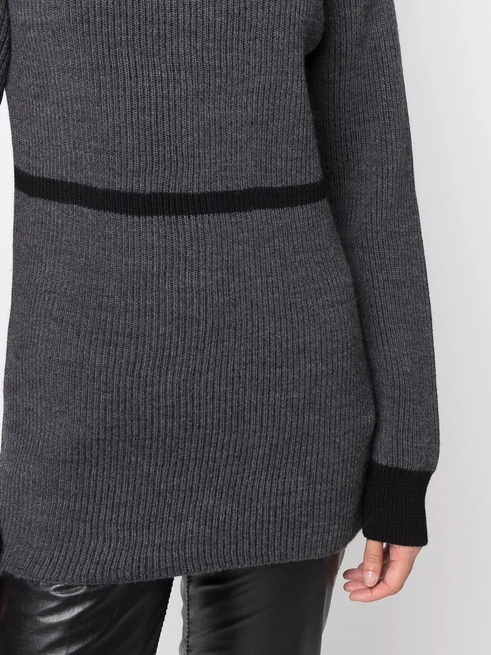 ribbed-knit jumper - 5