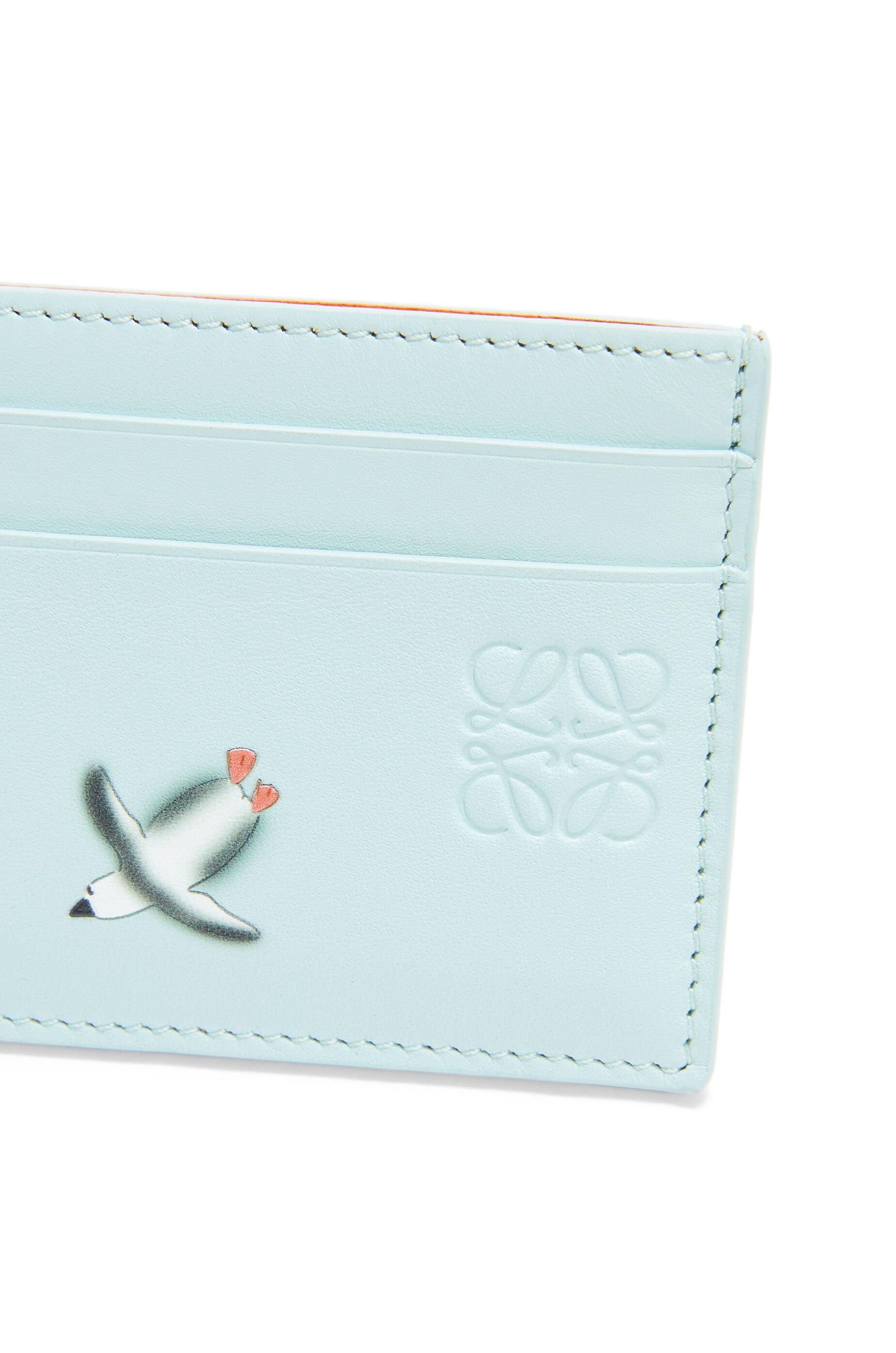 Penguin plain cardholder in satin calfskin - 4