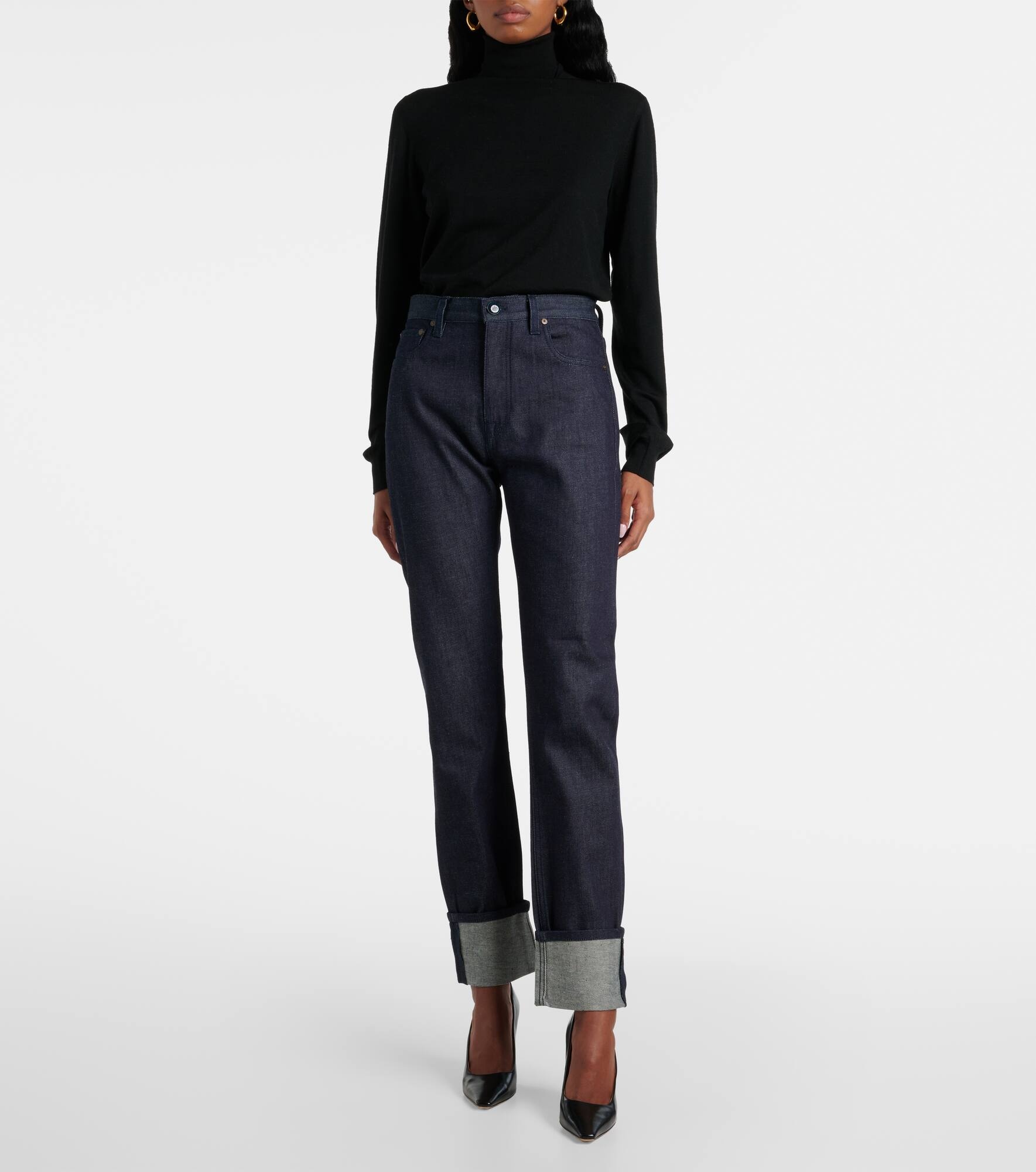 High-rise skinny jeans - 7