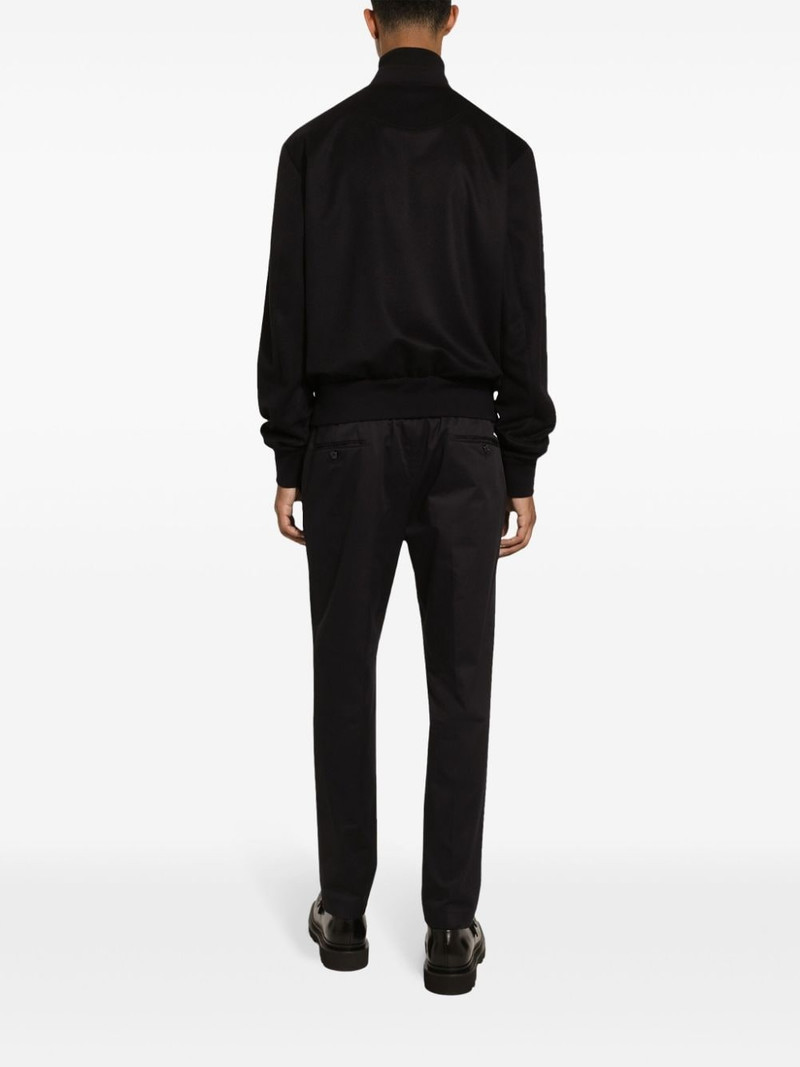 zip-up cashmere bomber jacket 4