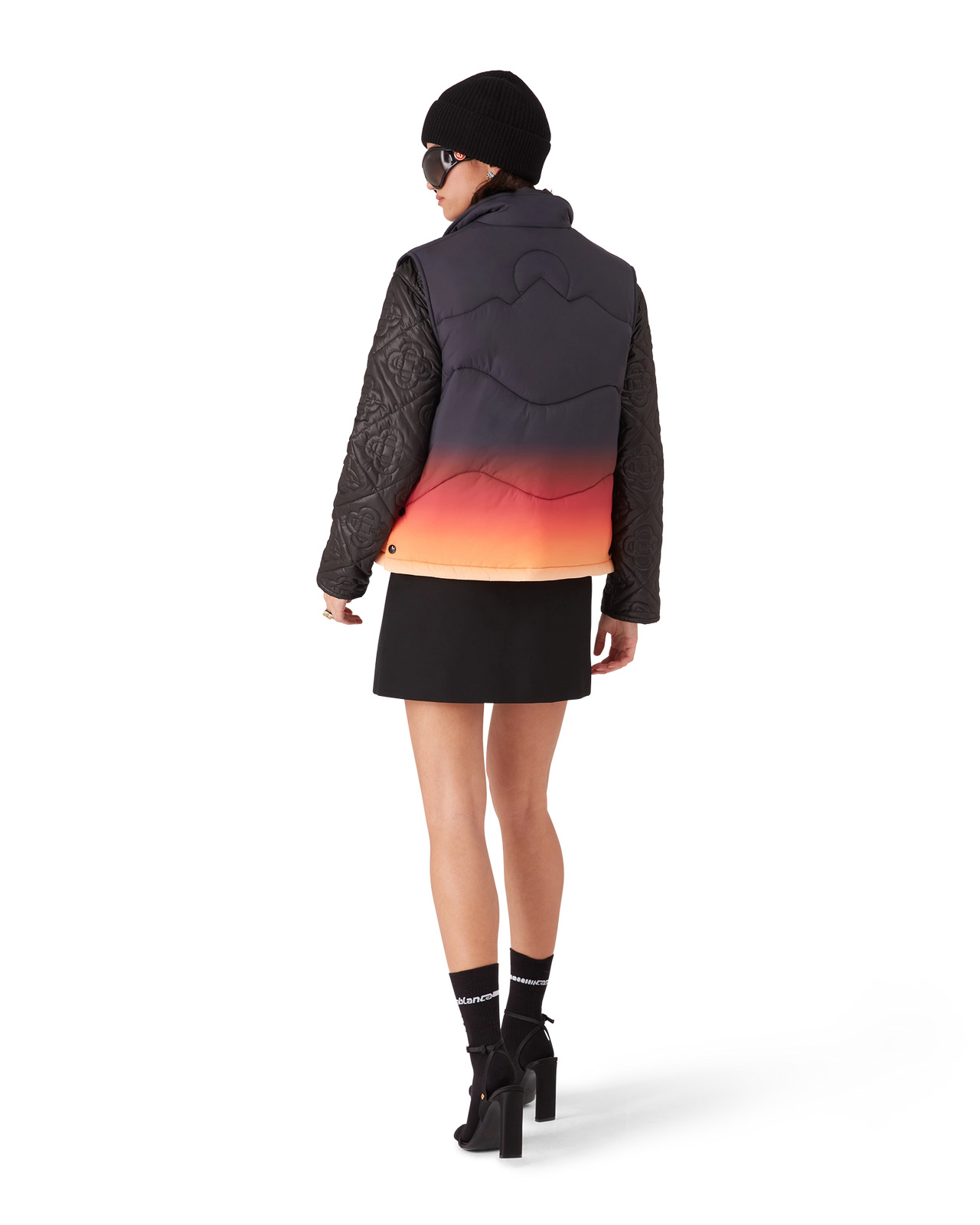 Gradient Nylon Puffer Gilet | Casablanca Paris - 3