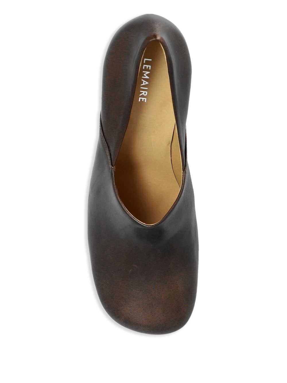 85mm leather pumps - 4