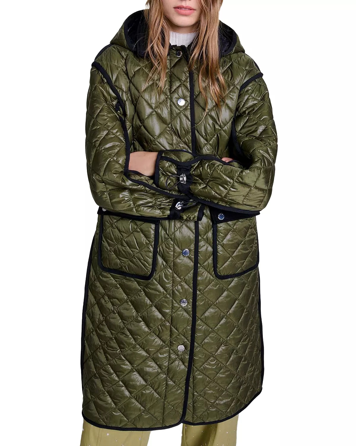 Geoda Long Hooded Puffer Jacket - 1