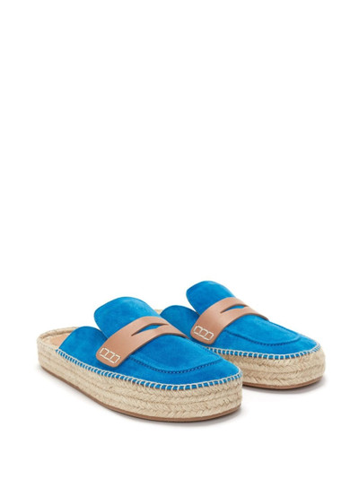 JW Anderson two-tone suede espadrilles outlook
