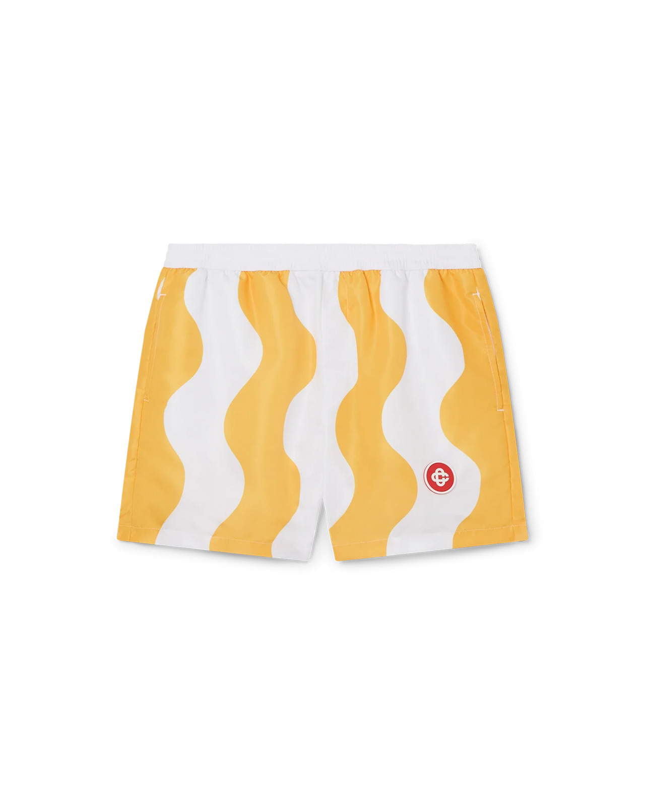 Yellow Memphis Wave Swim Trunks | Casablanca Paris - 1