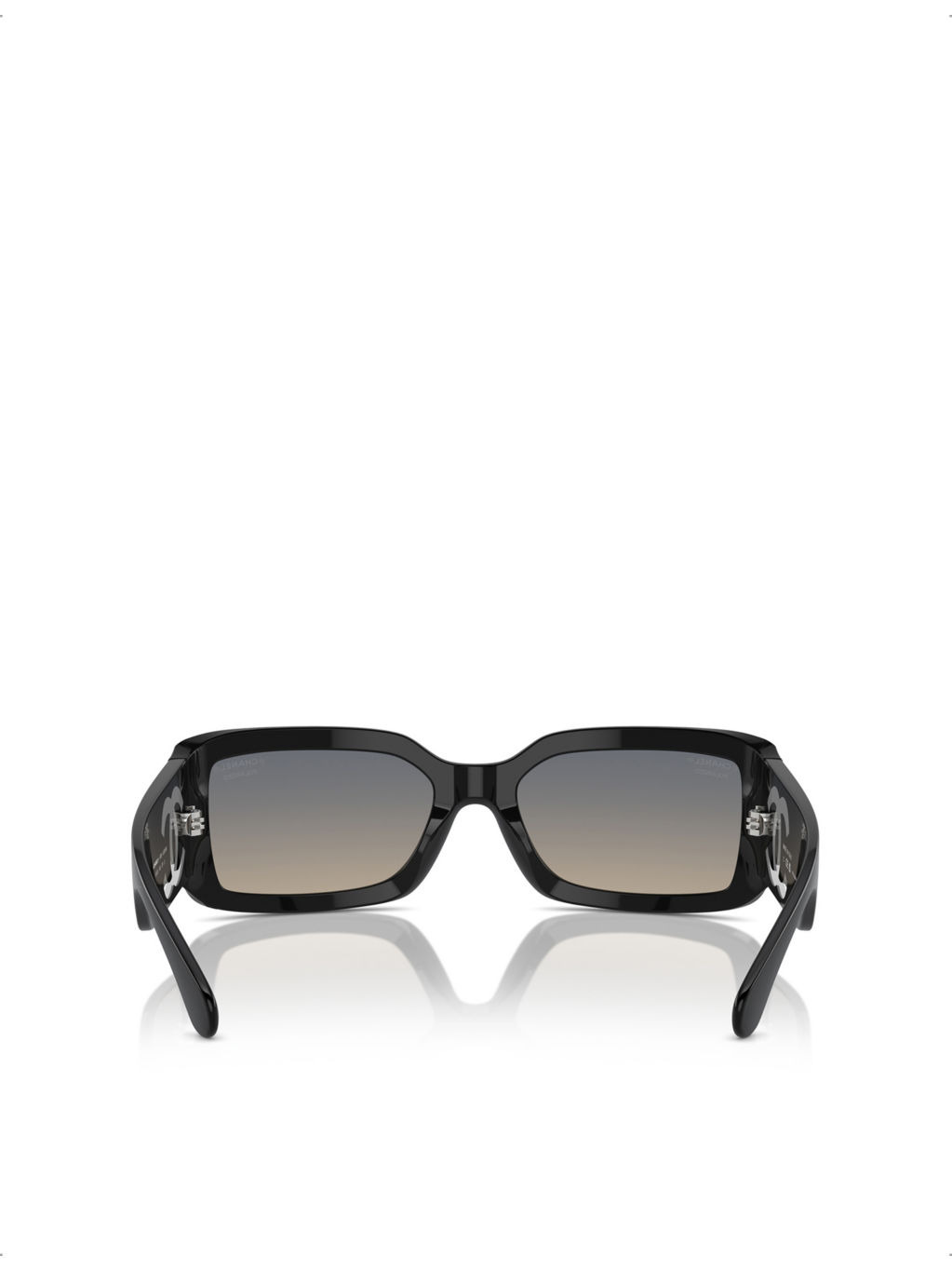CH5526 Rectangle-Frame Acetate Sunglasses - 4
