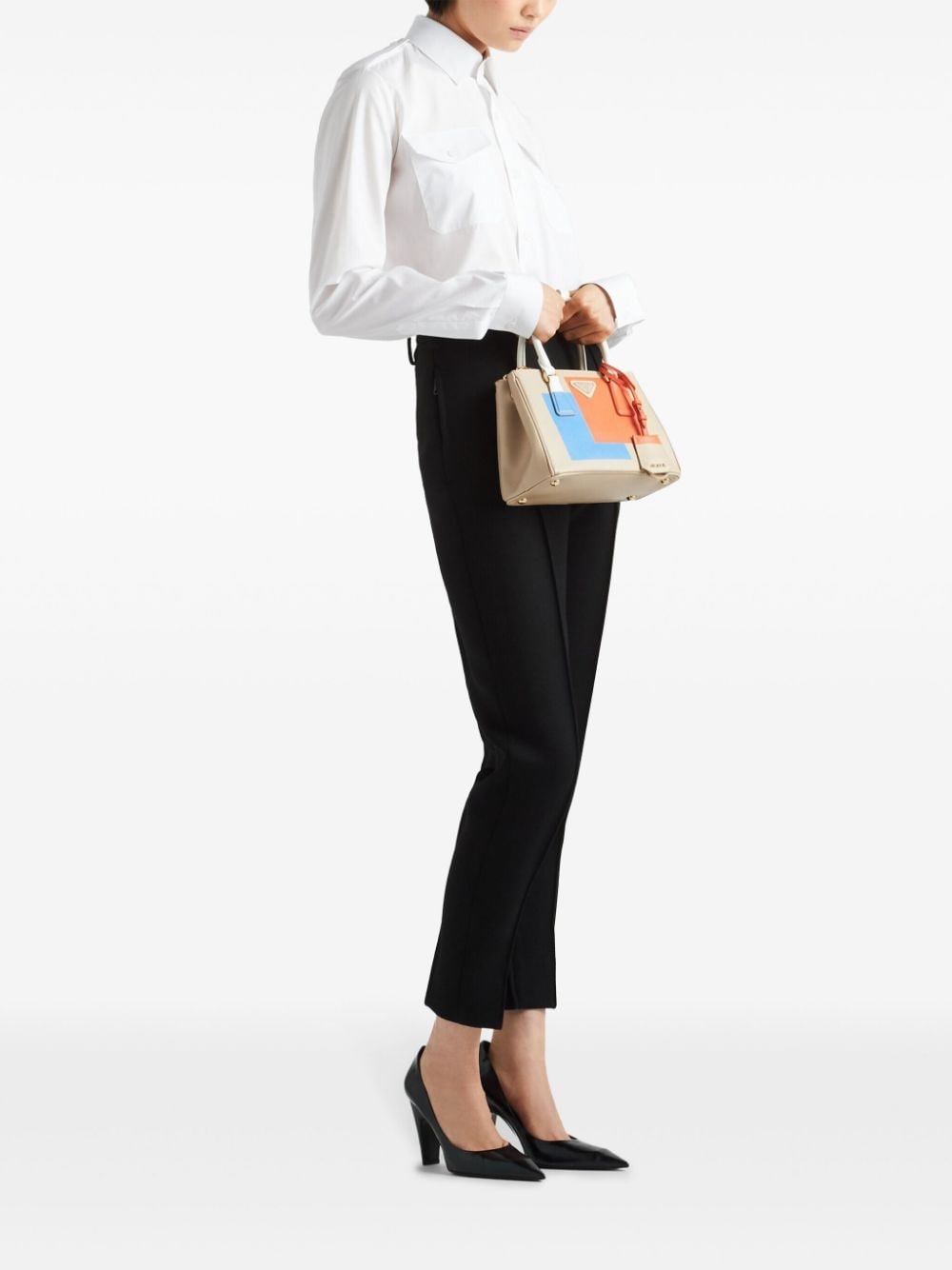 small Galleria Saffiano leather handbag - 2