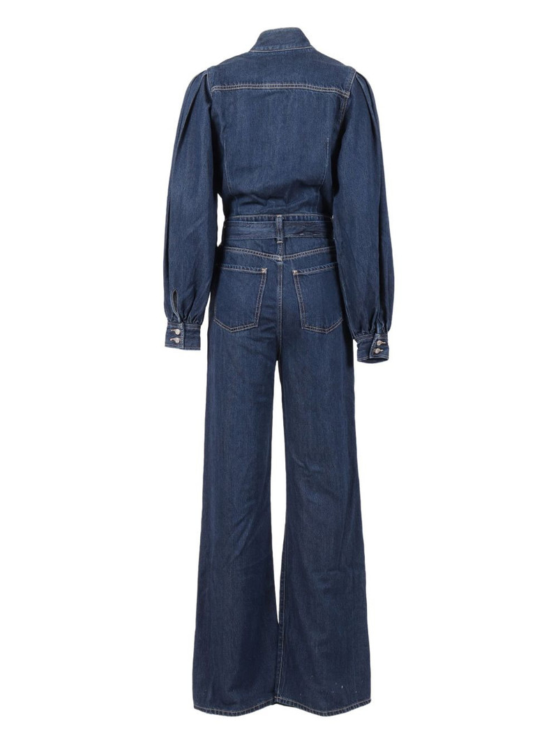 7 For All Mankind Jo tie-waist long-sleeve jumpsuit outlook