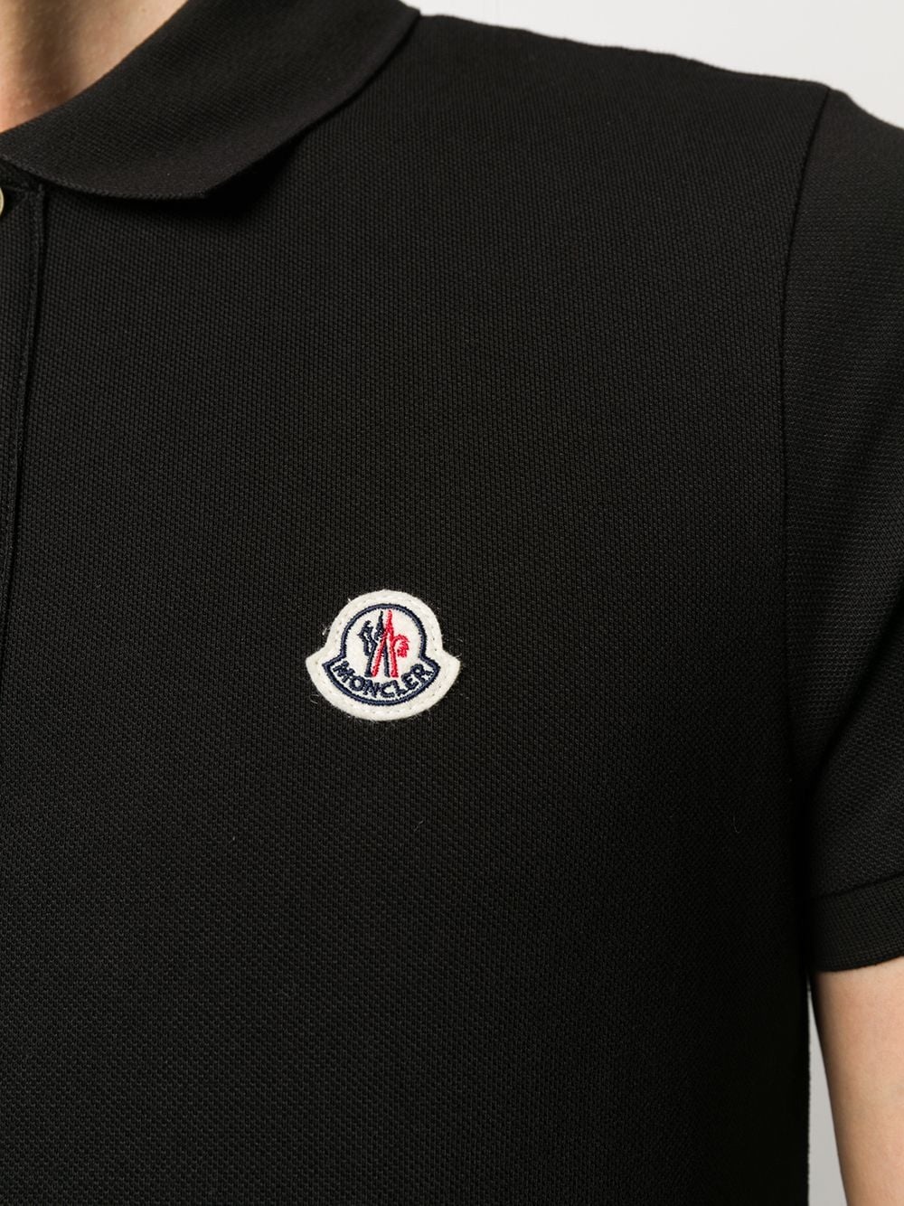 logo patch polo shirt - 5