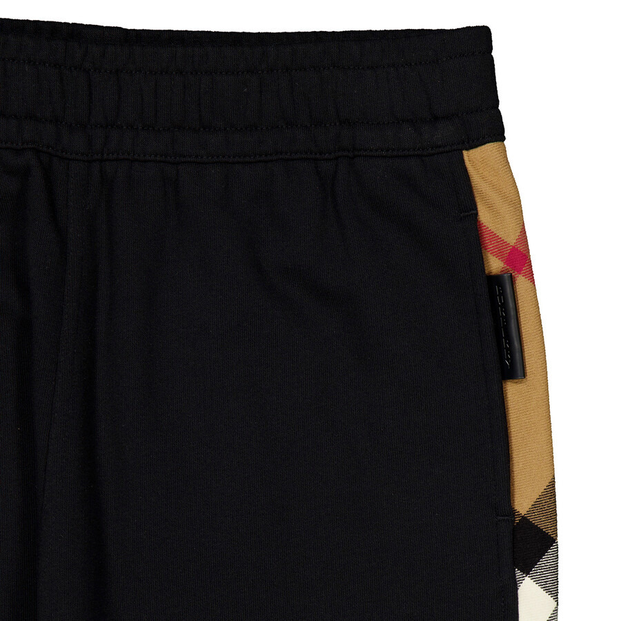 Burberry Stephan Check Trim Cotton Joggers - 2