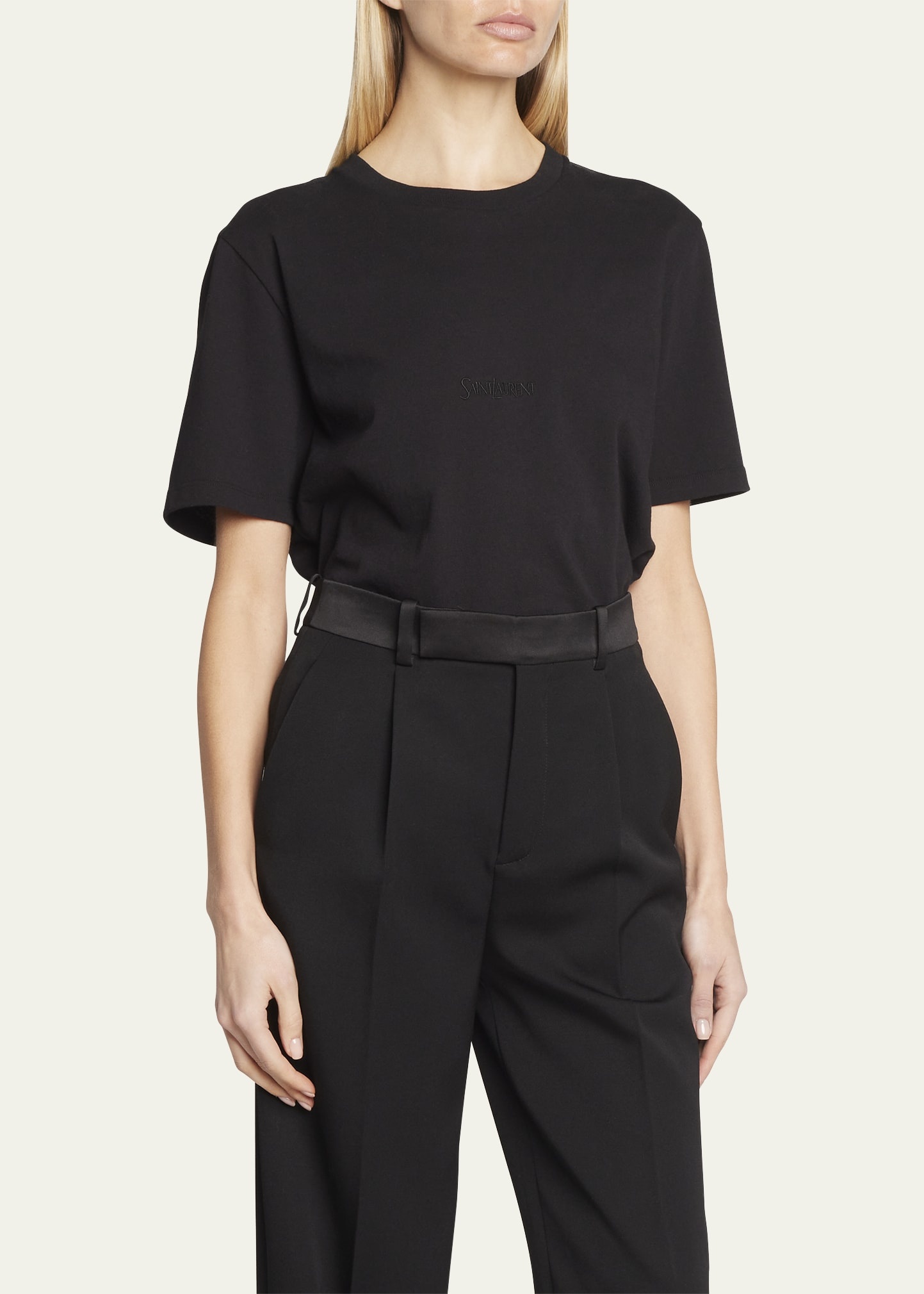 Logo Embroidered T-Shirt - 3