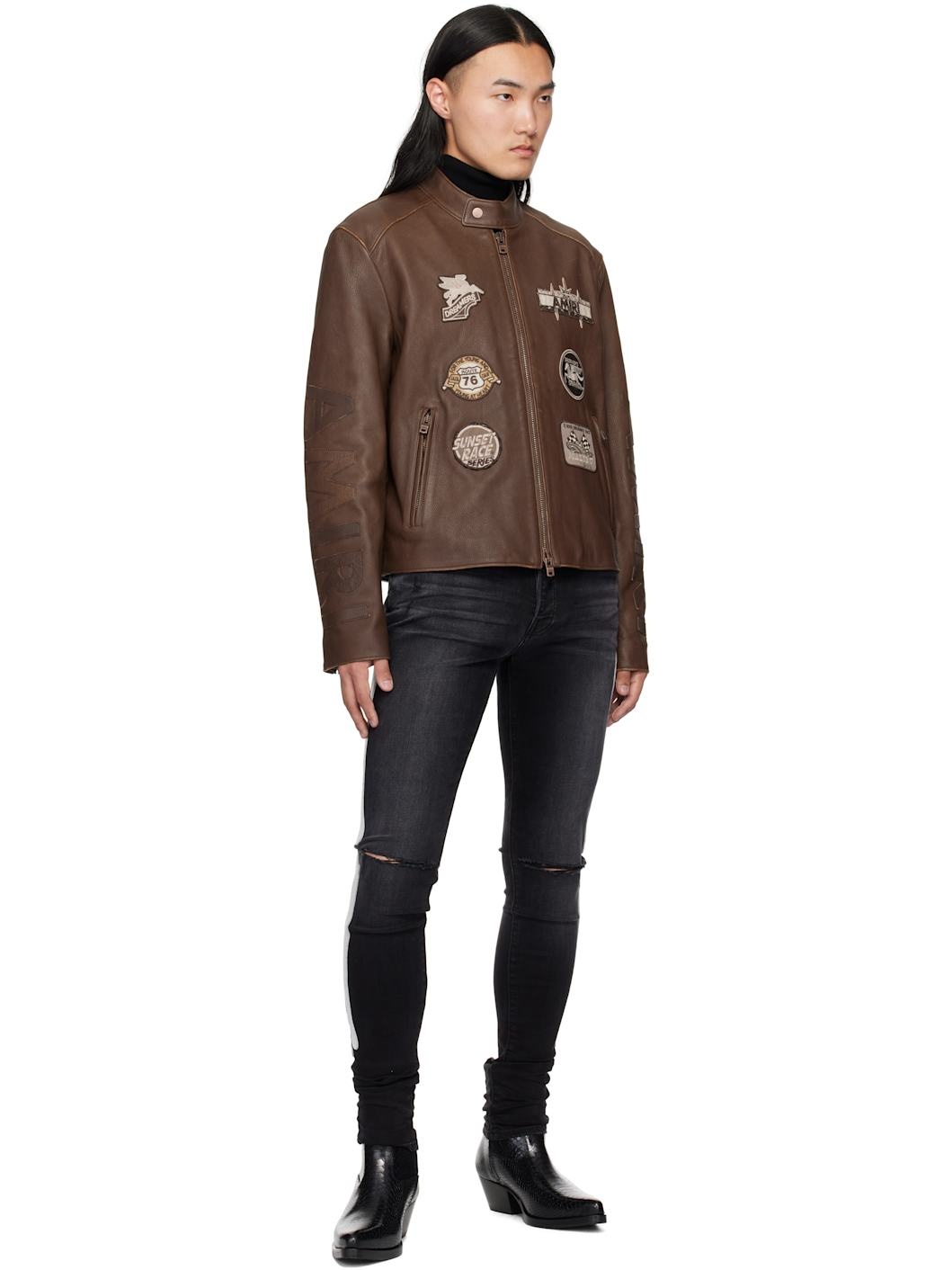 Black Bones Slash Jeans - 4