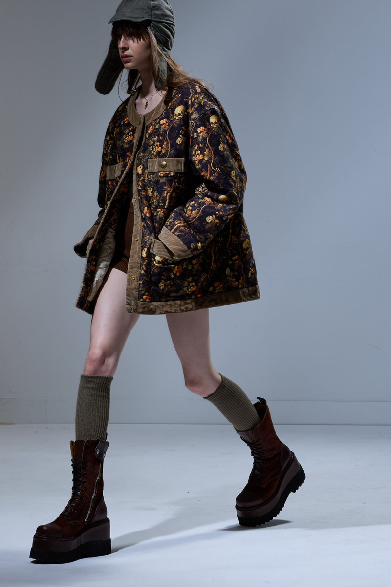 R13 CORD TRIMMED CHORE JACKET outlook