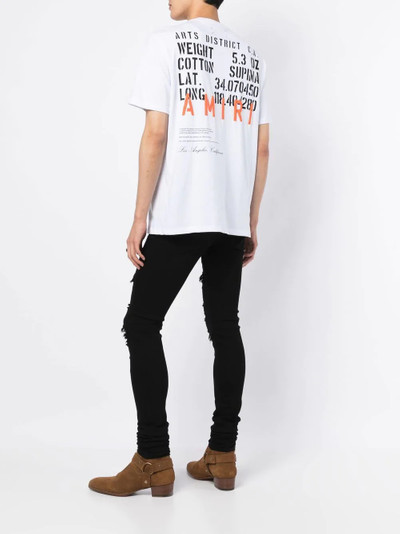 AMIRI Military Specs logo-print cotton T-shirt outlook