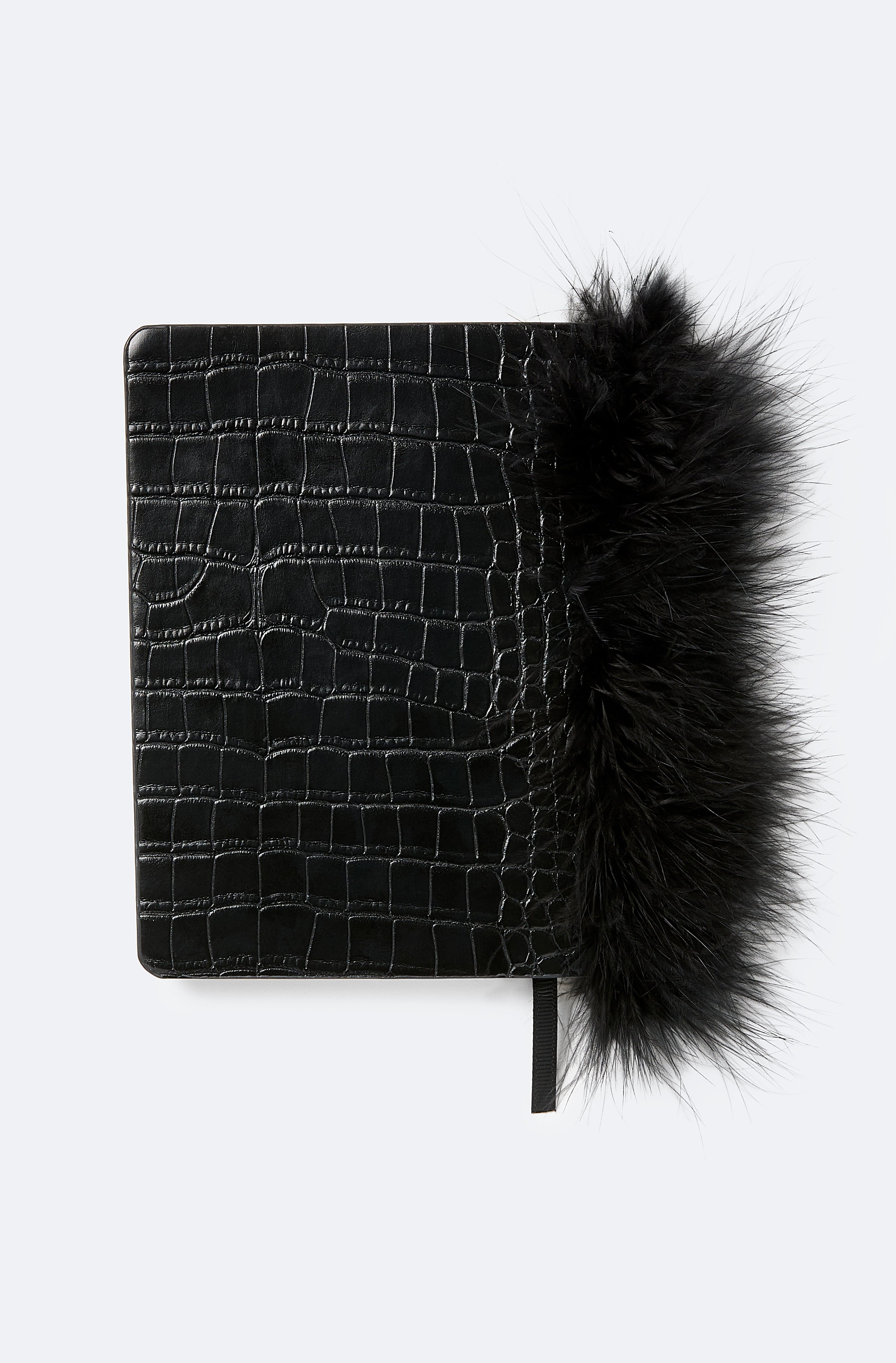 Notebook with Marabou Feathers - 3